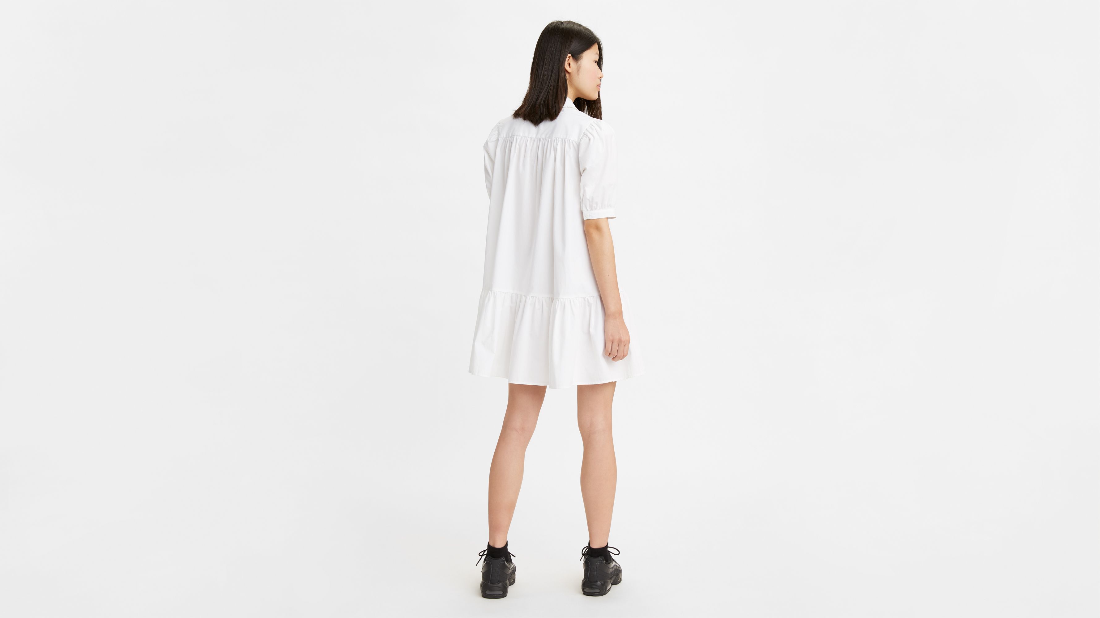 Johannah Puf Sleeve Trapeze Dress 2