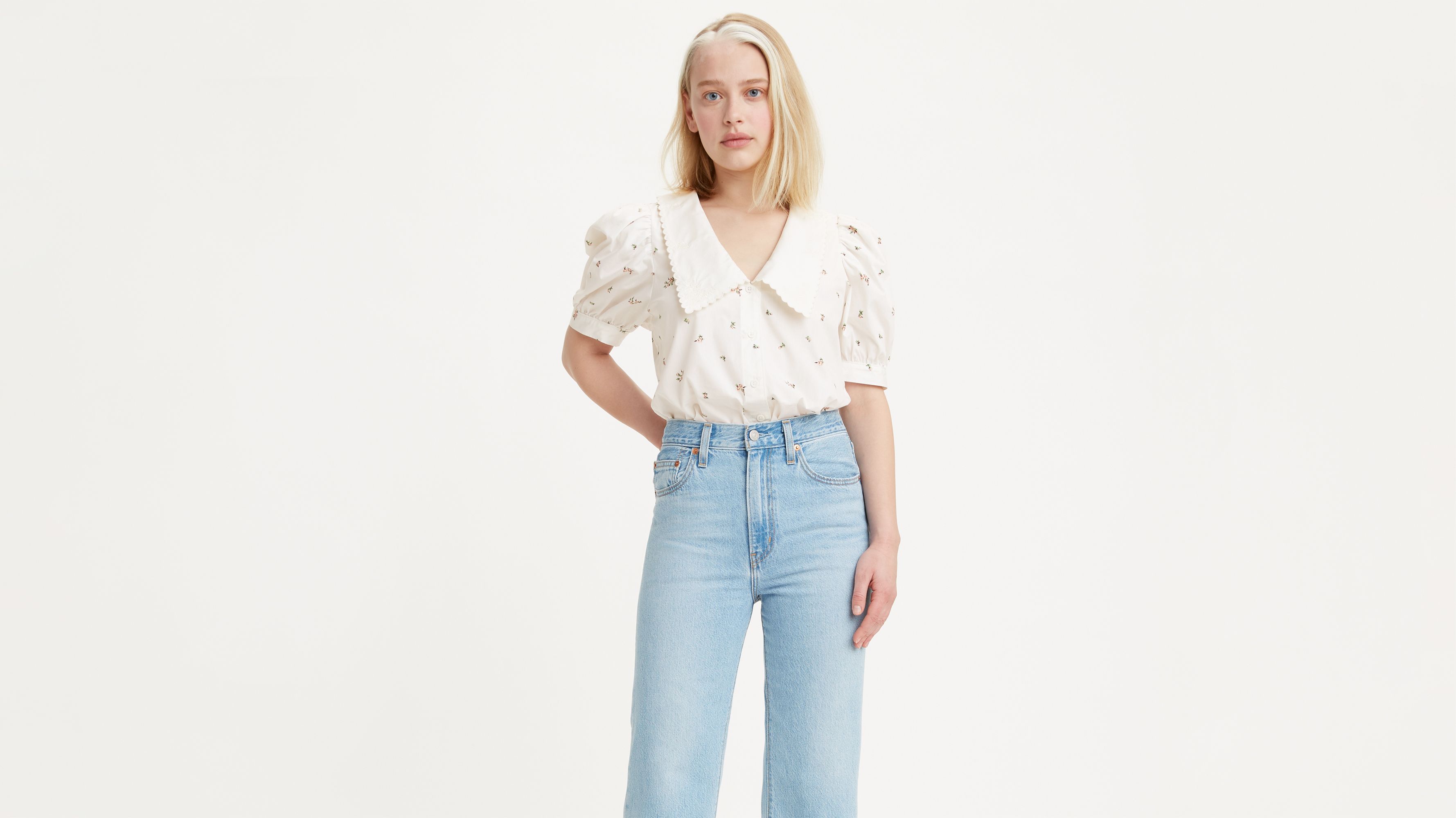 Royce Collar Puff Sleeve Top - Multi-color | Levi's® US