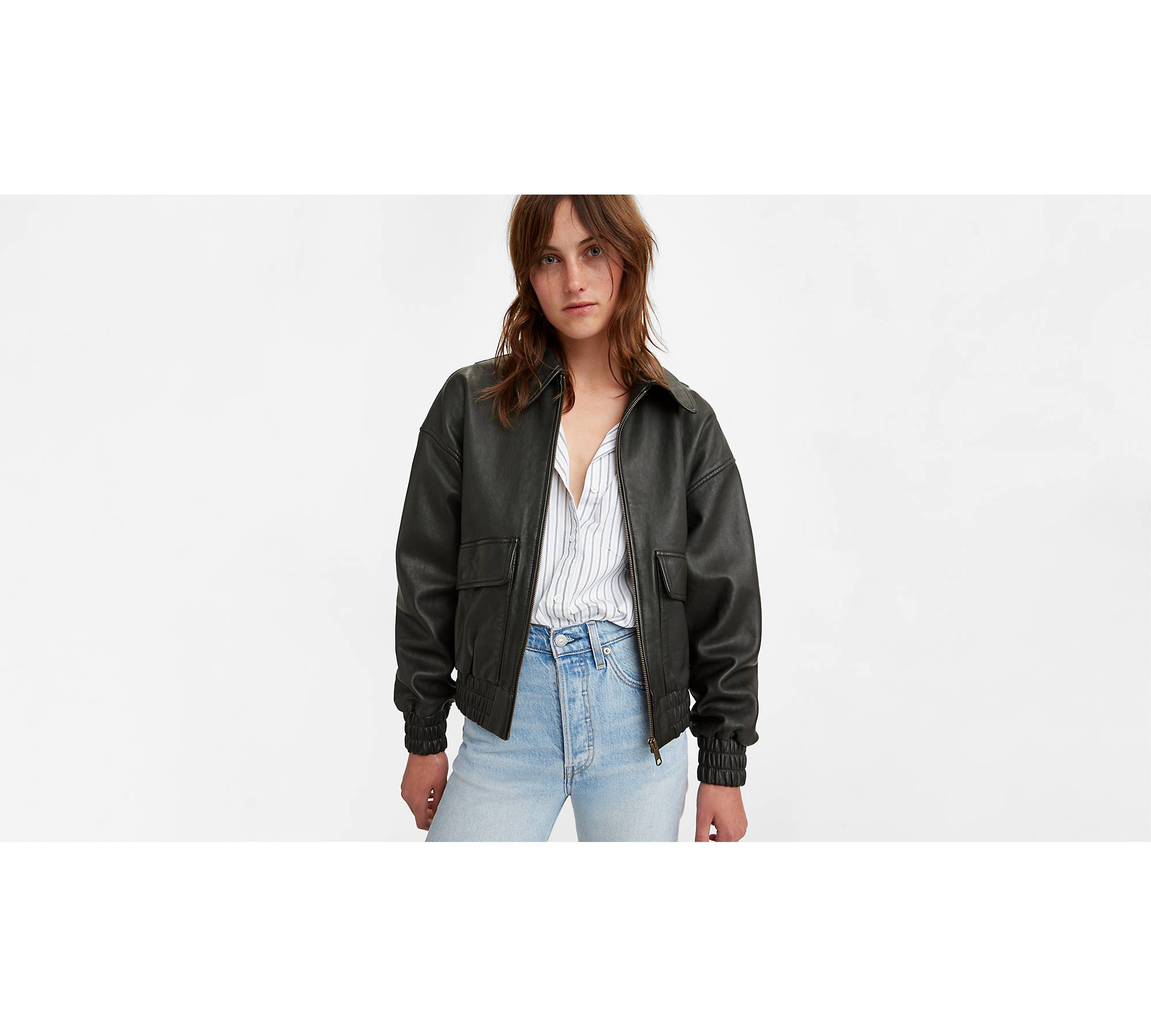 Henny Leather Jacket - Black | Levi's® CA