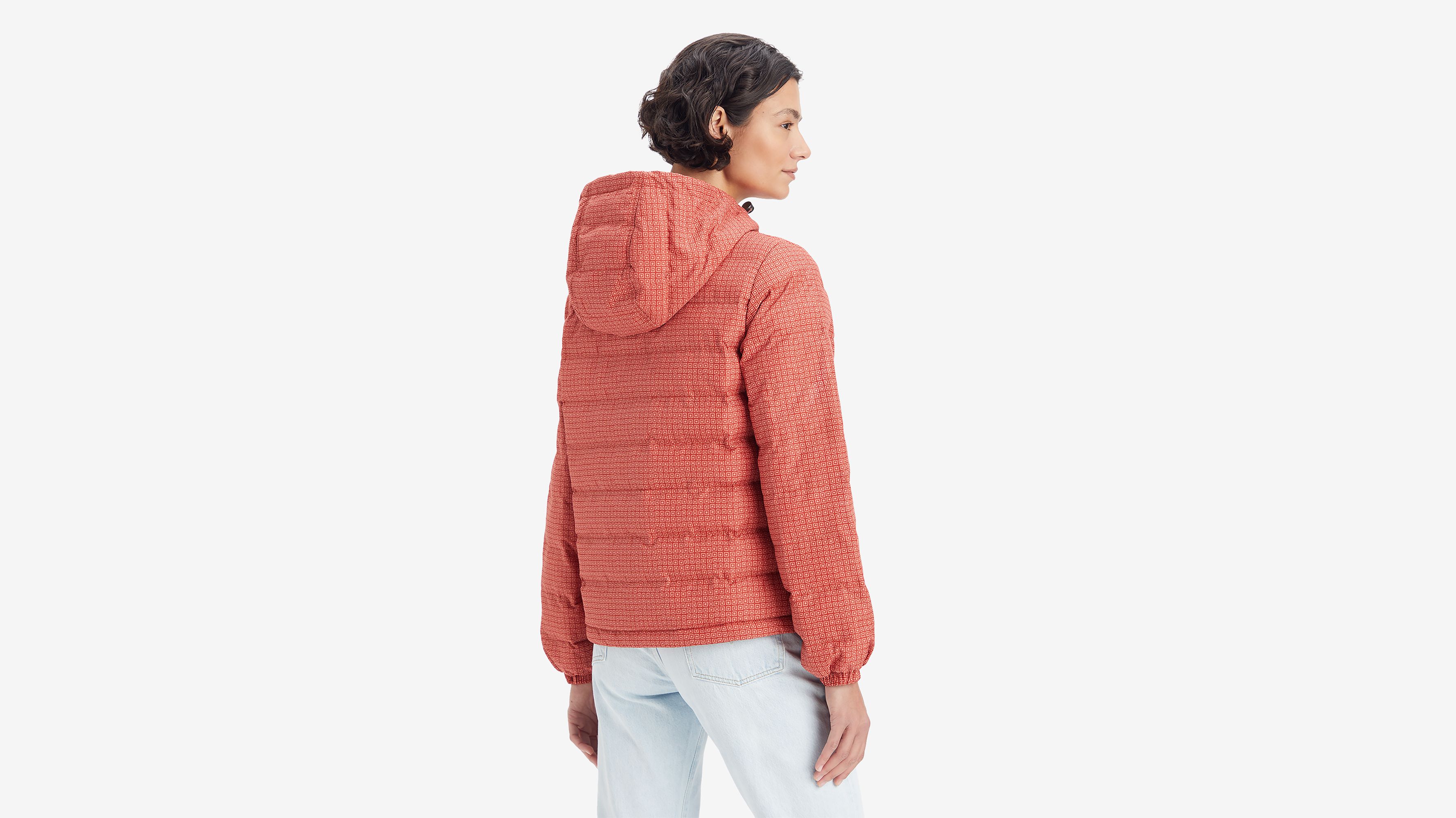 Edie Klein Verpackbare Jacke - Rot | Levi 