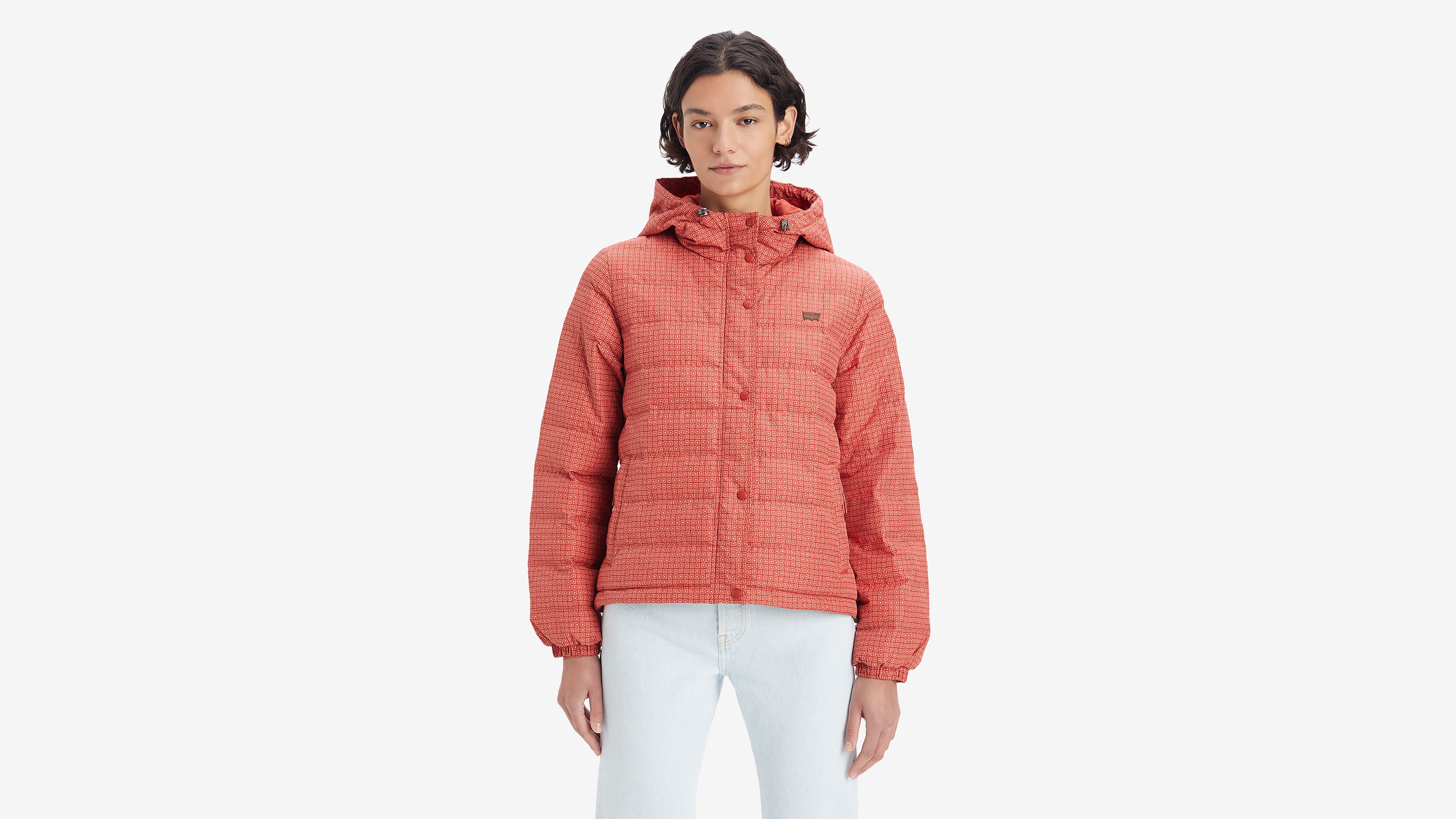Edie Klein Verpackbare Jacke - Rot | Levi 