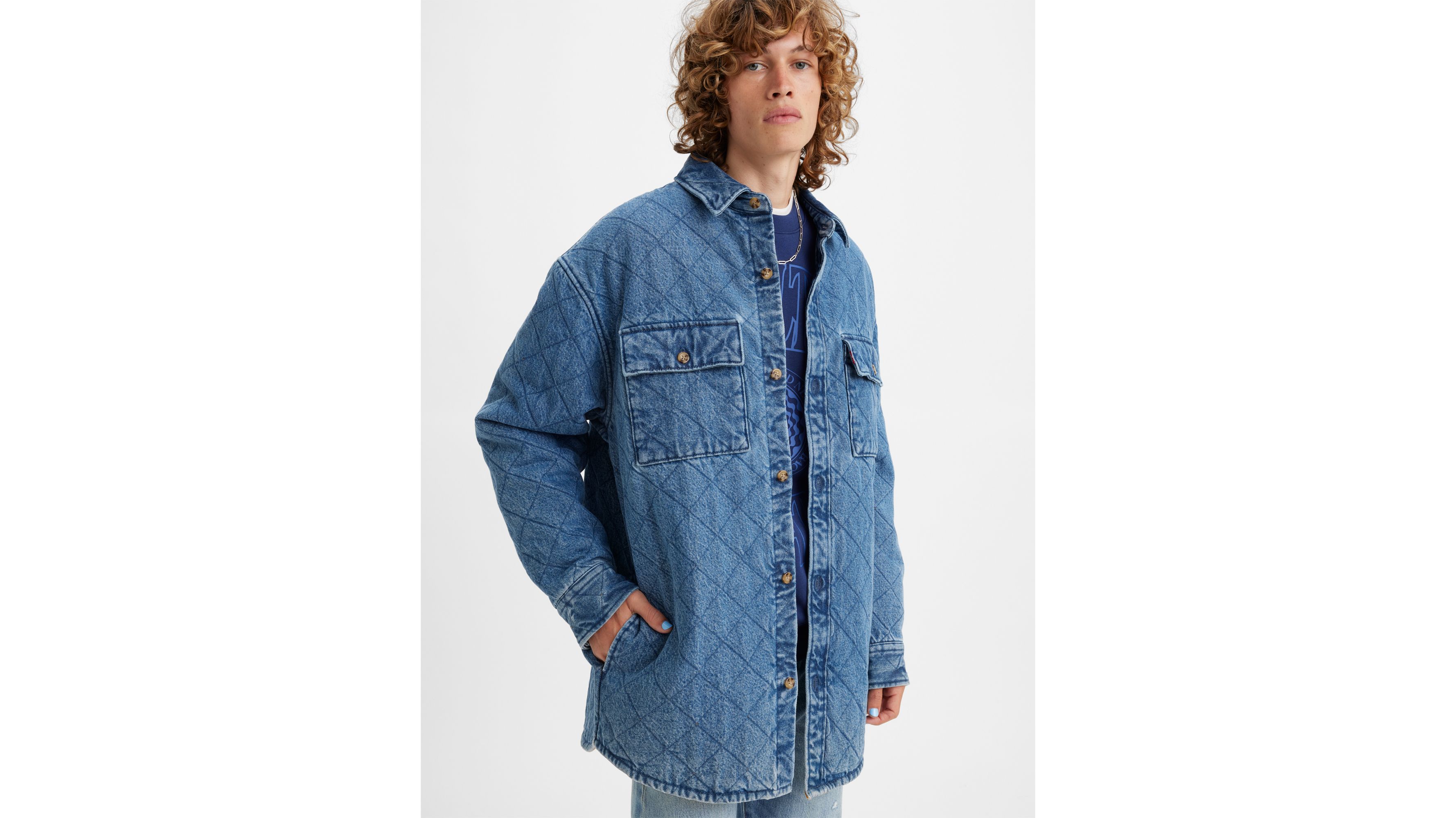 Bernal Heights Overshirt - Blue | Levi's® AL