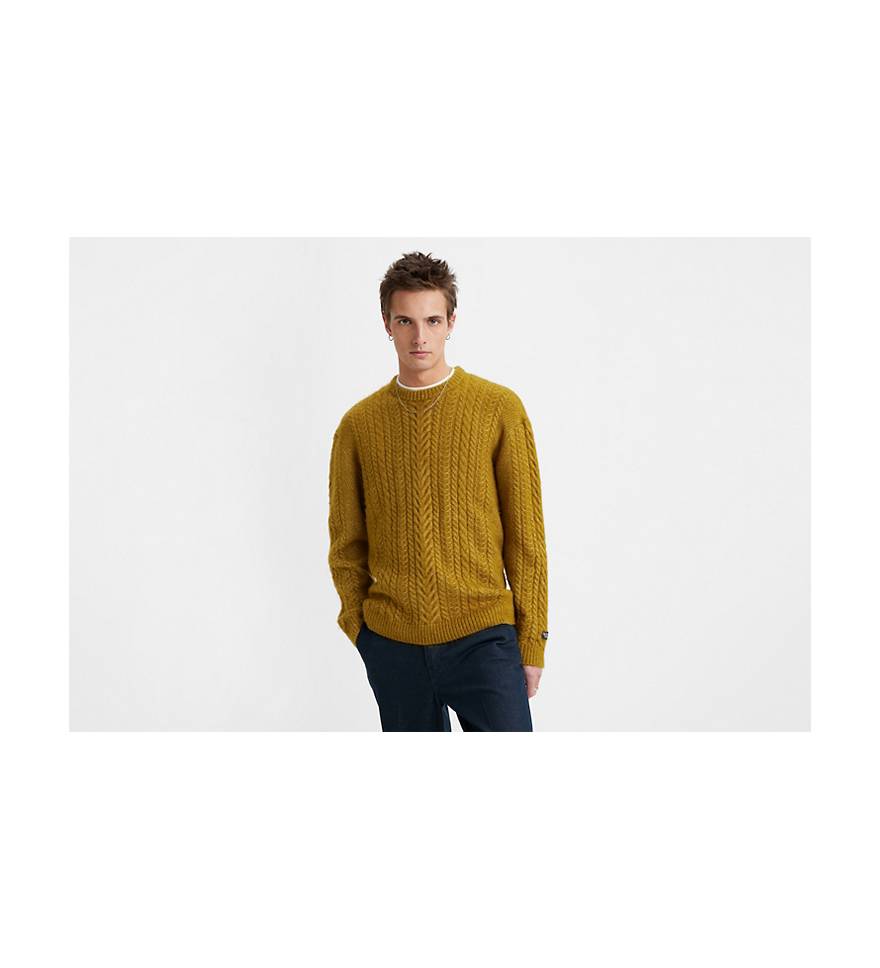 Battery Crewneck Sweater - Brown | Levi's® US