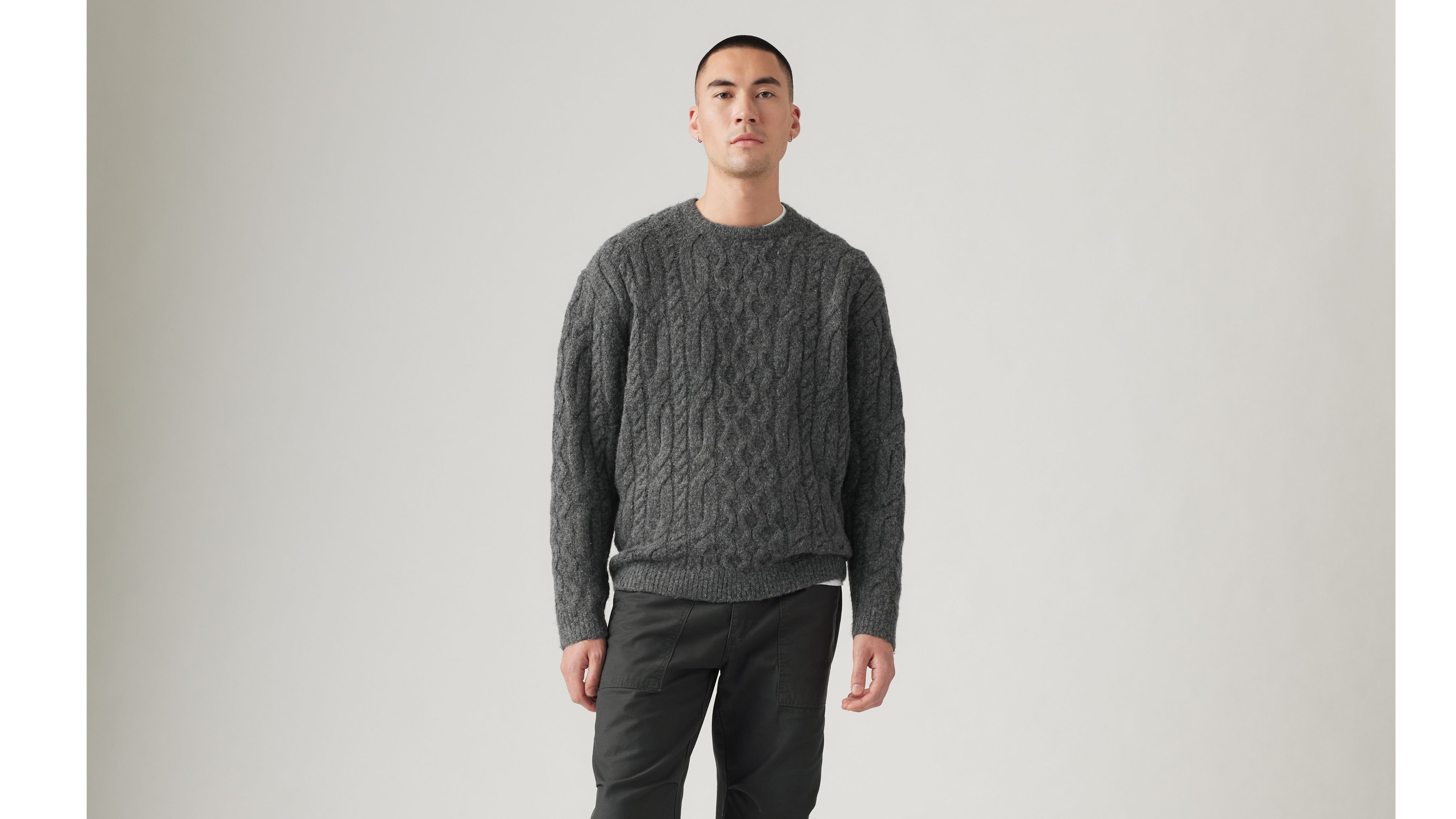 Battery Crewneck Sweater - Grey | Levi's® US