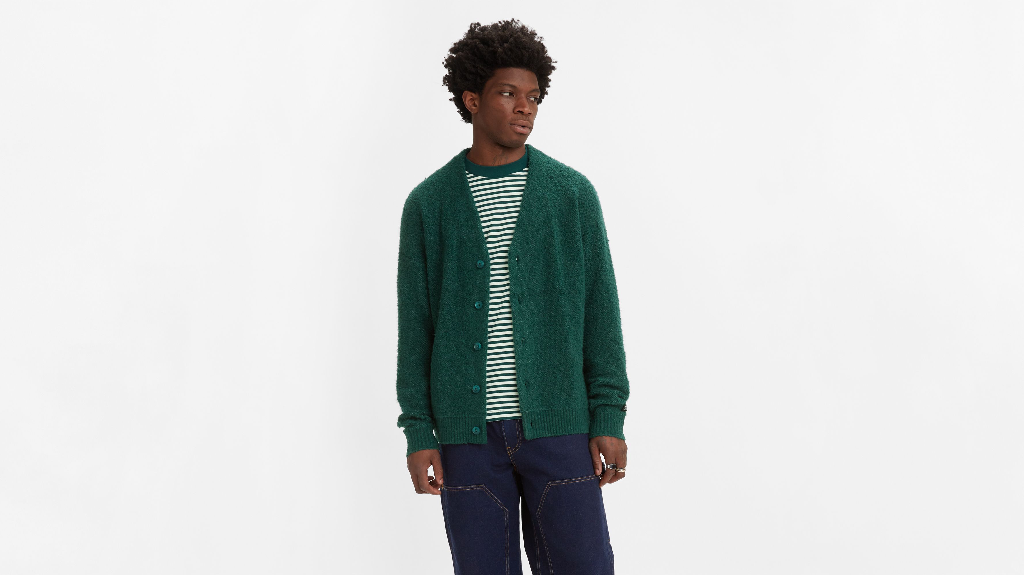 Coit Boxy Cardigan - Green