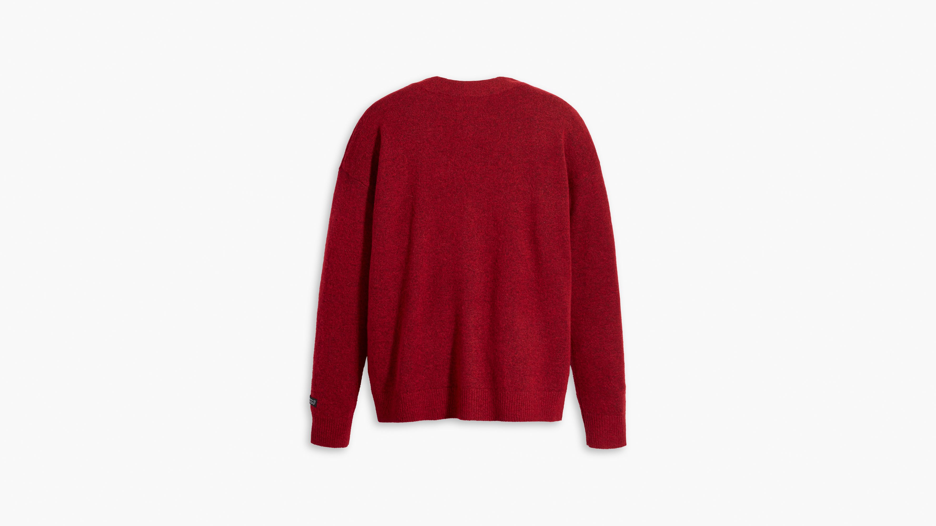 Coit Boxy Cardigan - Red