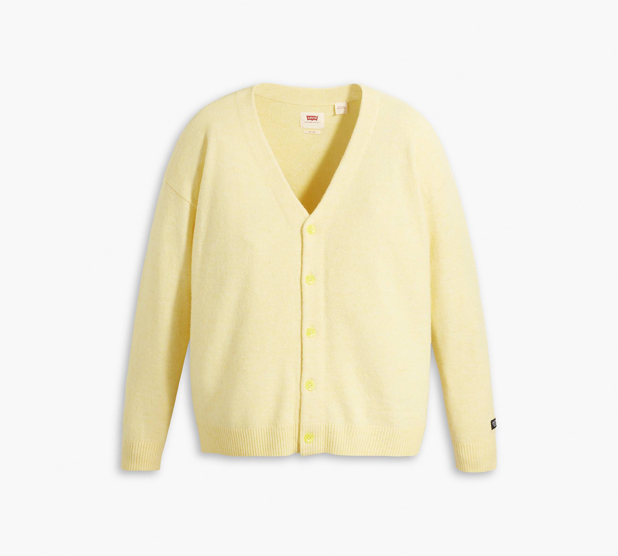 Coit Boxy Cardigan - Yellow | Levi's® CA