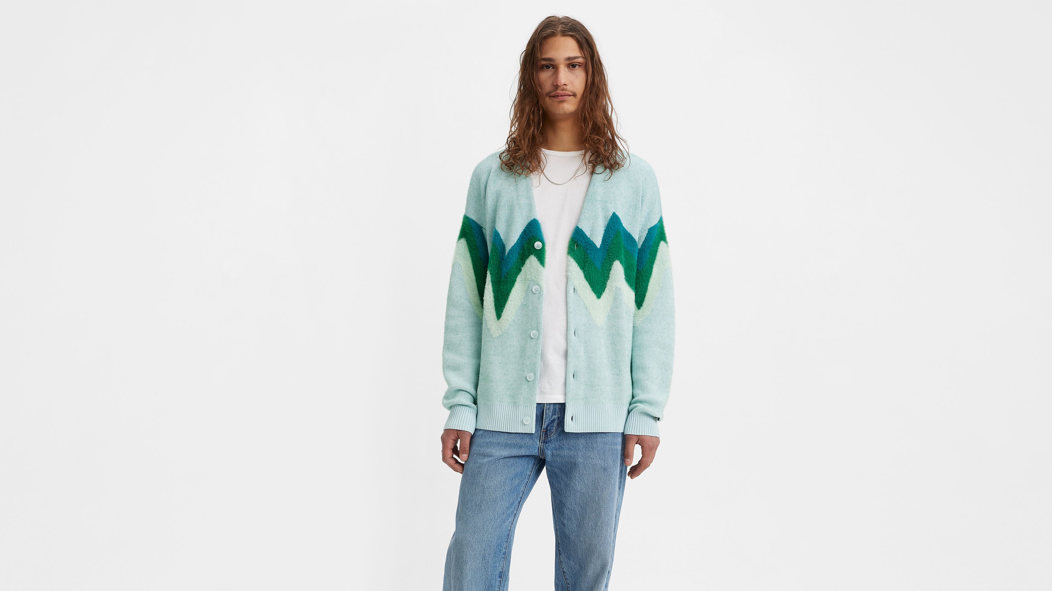 Coit Boxy Cardigan - Blue | Levi's® CA