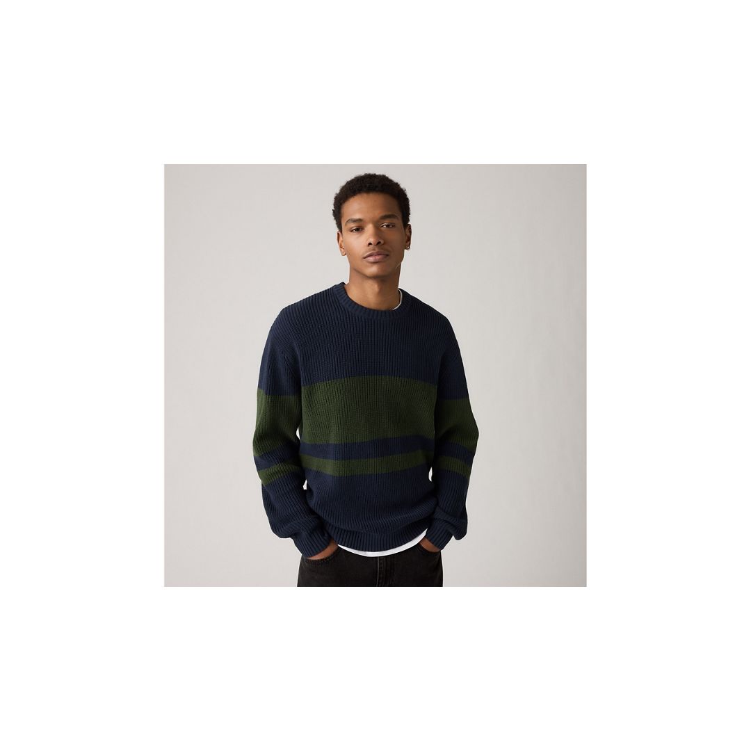 Levi's Alamo Crewneck Sweater In Blue