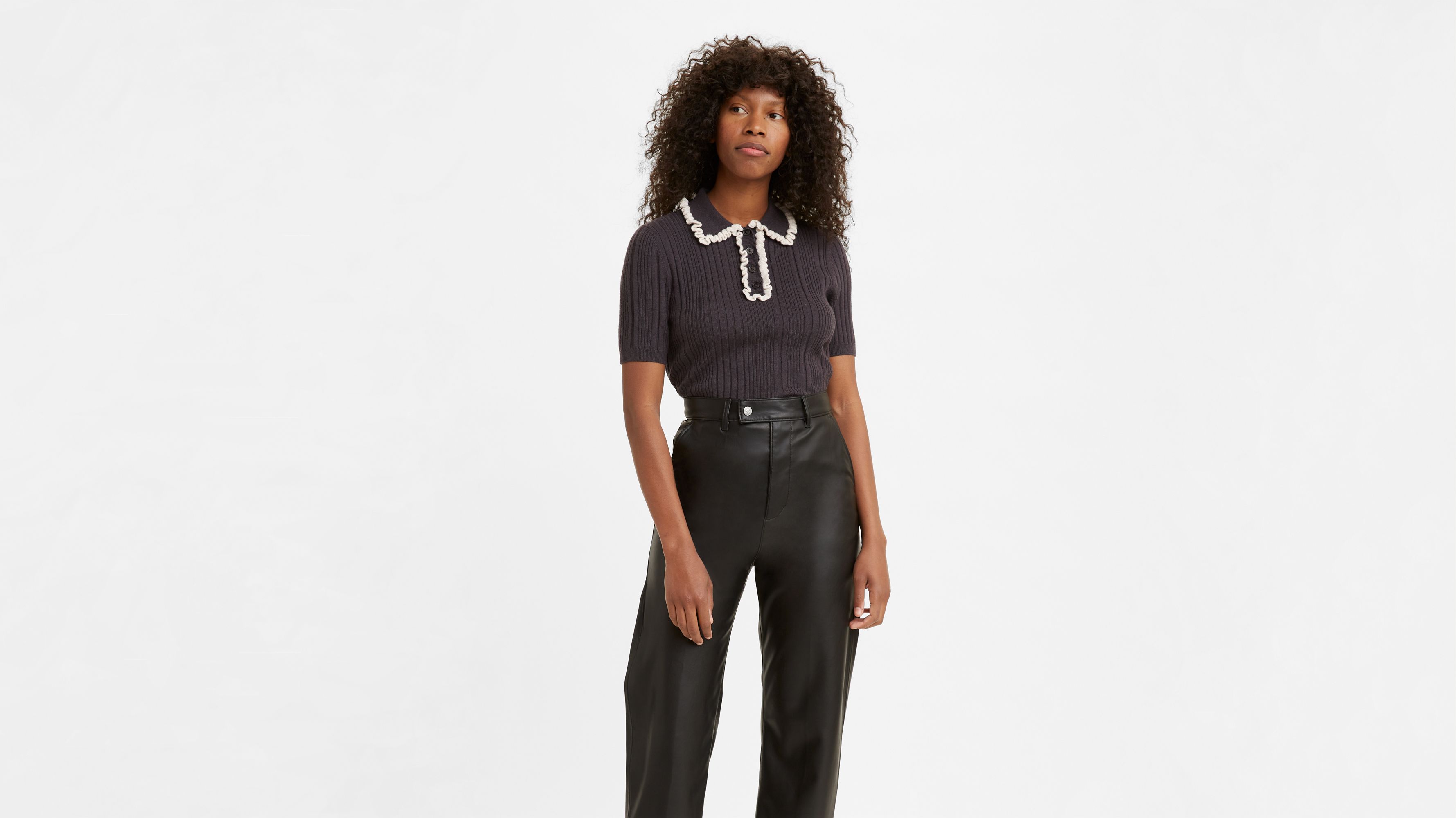 Short Sleeve Polo Sweater 3