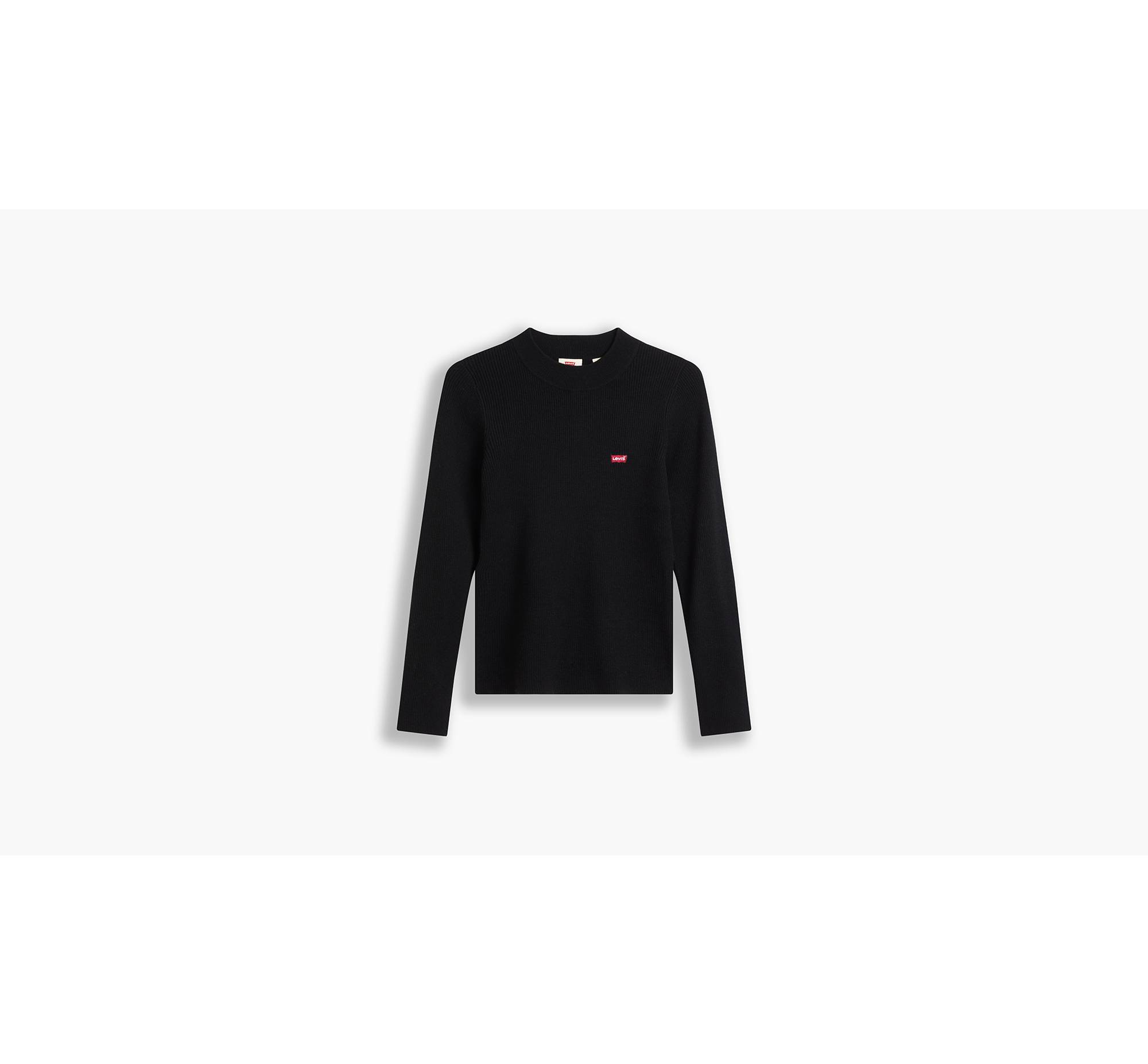 Crewneck Rib Sweater - Black | Levi's® MT
