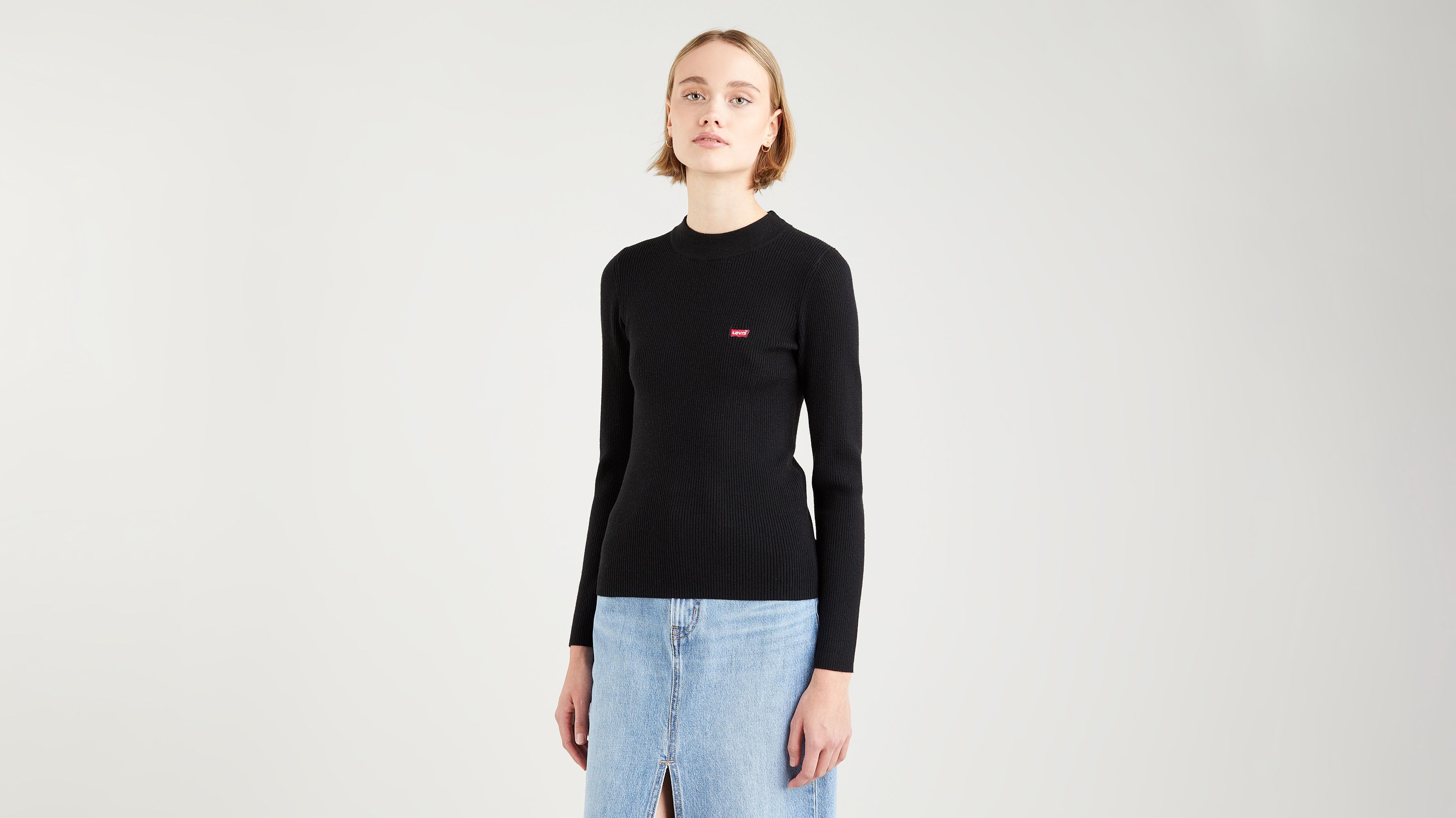 Crewneck Rib Sweater - Black | Levi's® LU