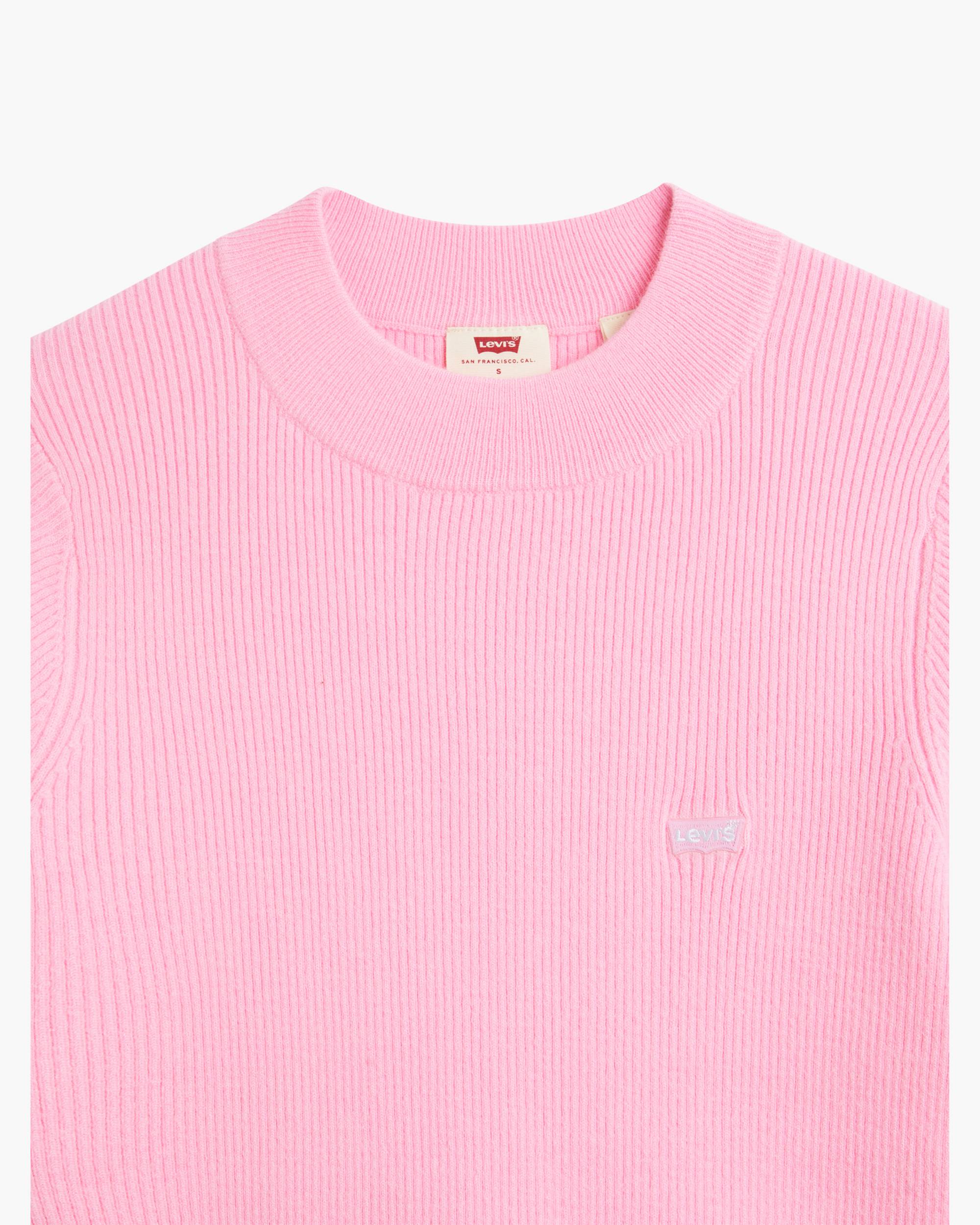 Crewneck Rib Sweater - Pink | Levi's® US Crewneck Rib Sweater - Pink | Levi's® US