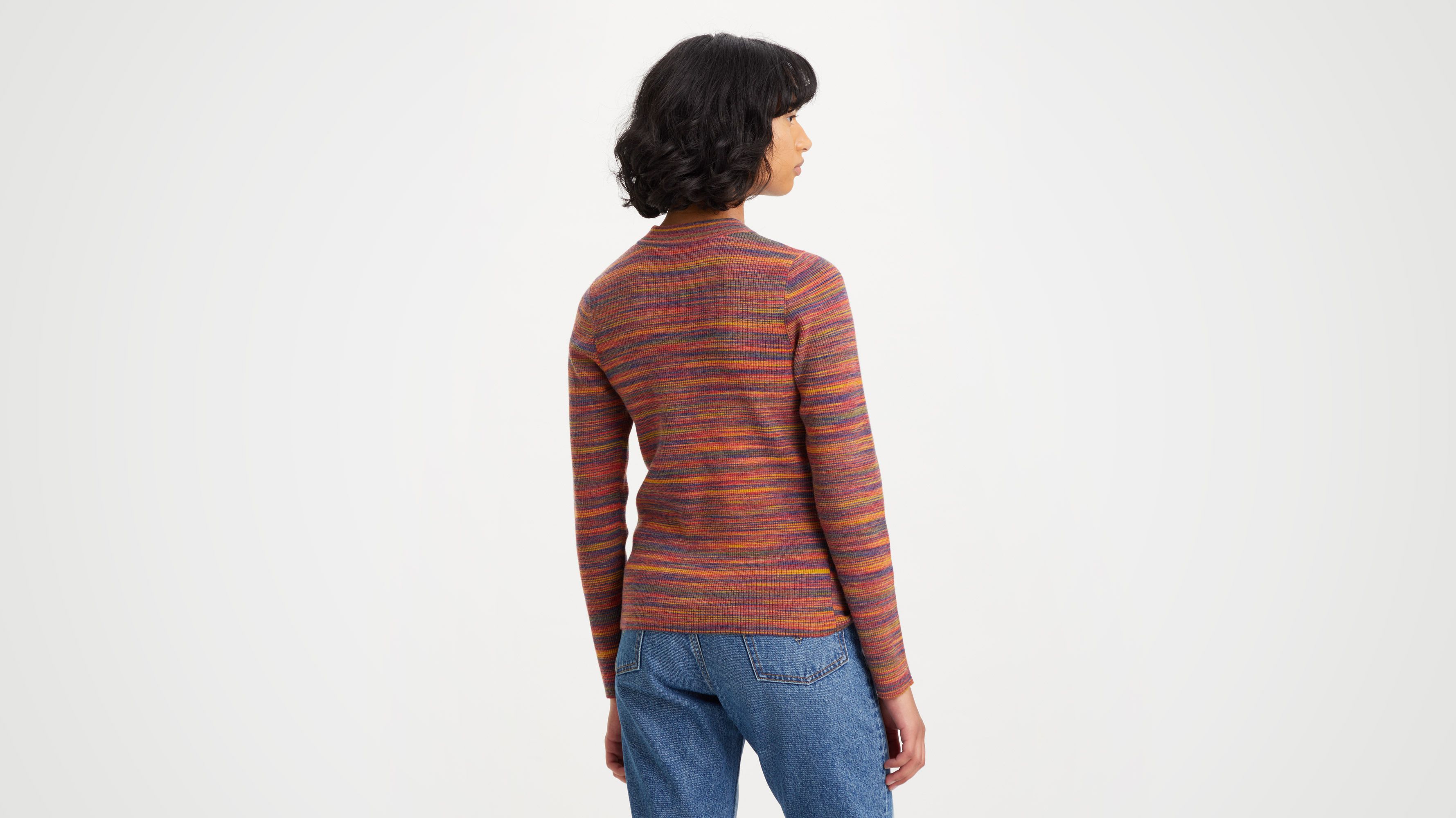 Crewneck Rib Sweater 2