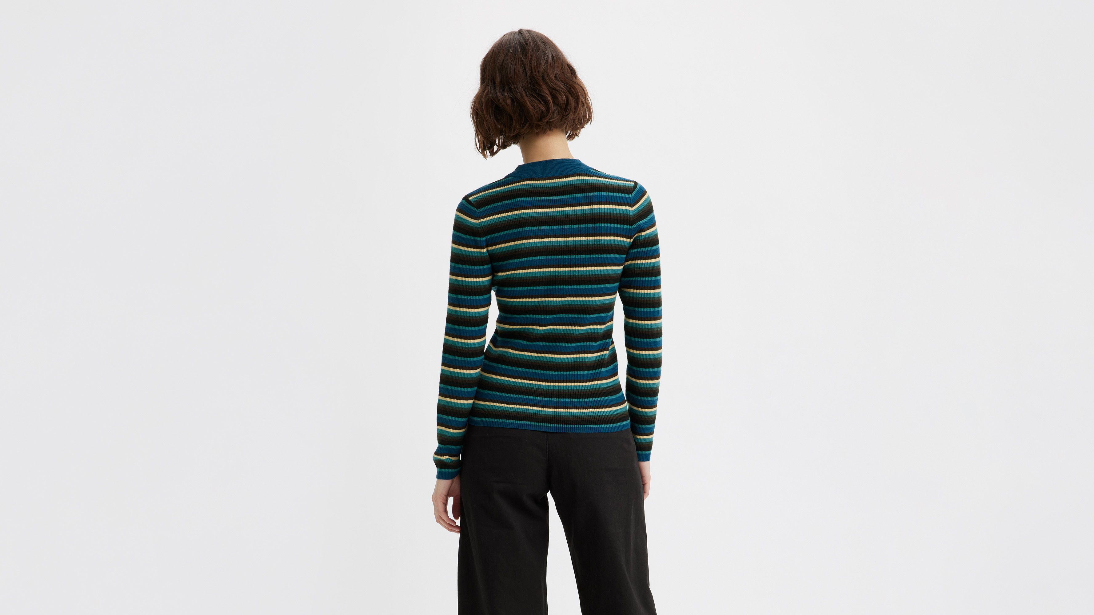 Crewneck Rib Sweater 2