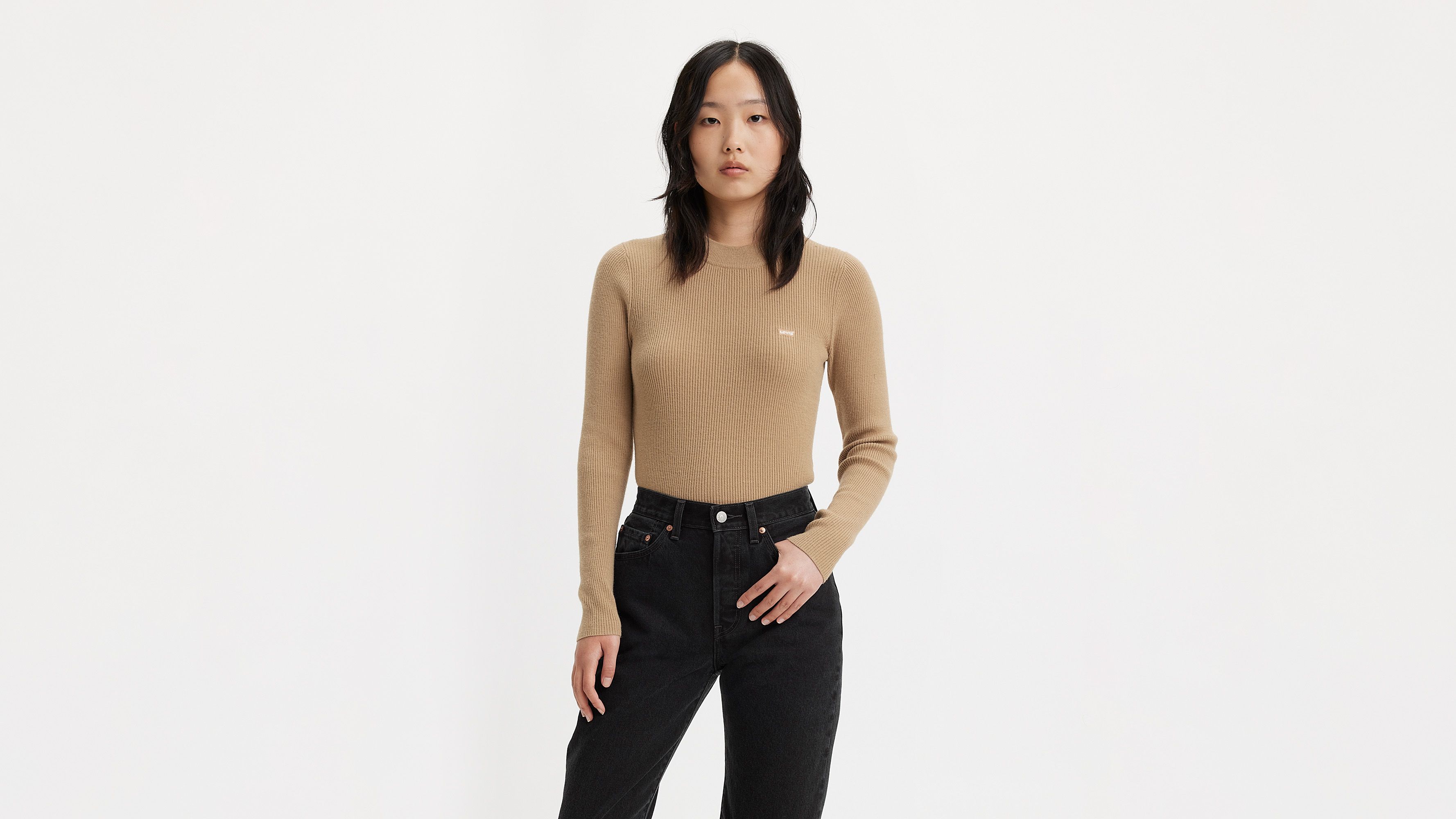 Crewneck Rib Sweater 4