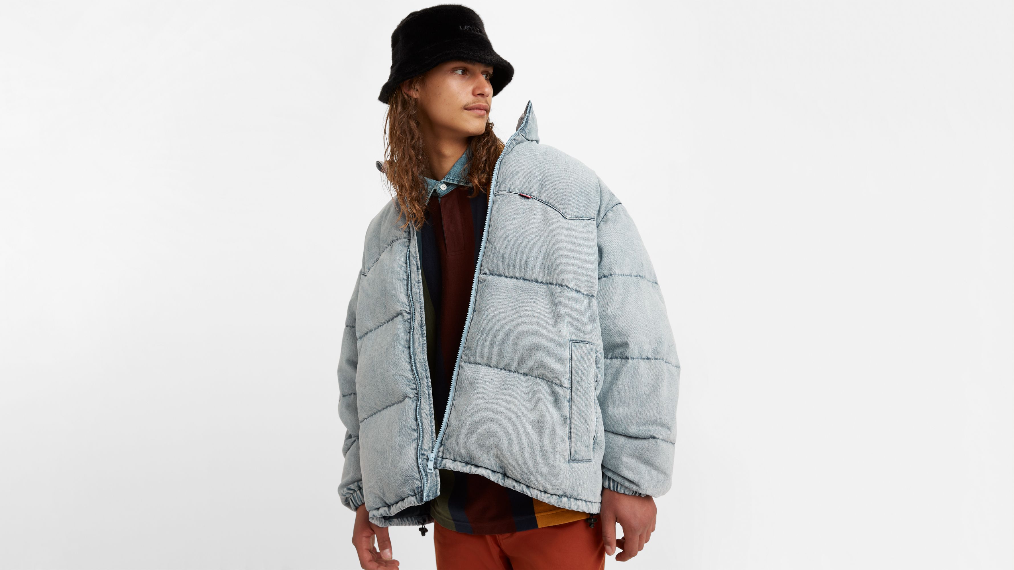 Down puffer parka hot sale coat levis