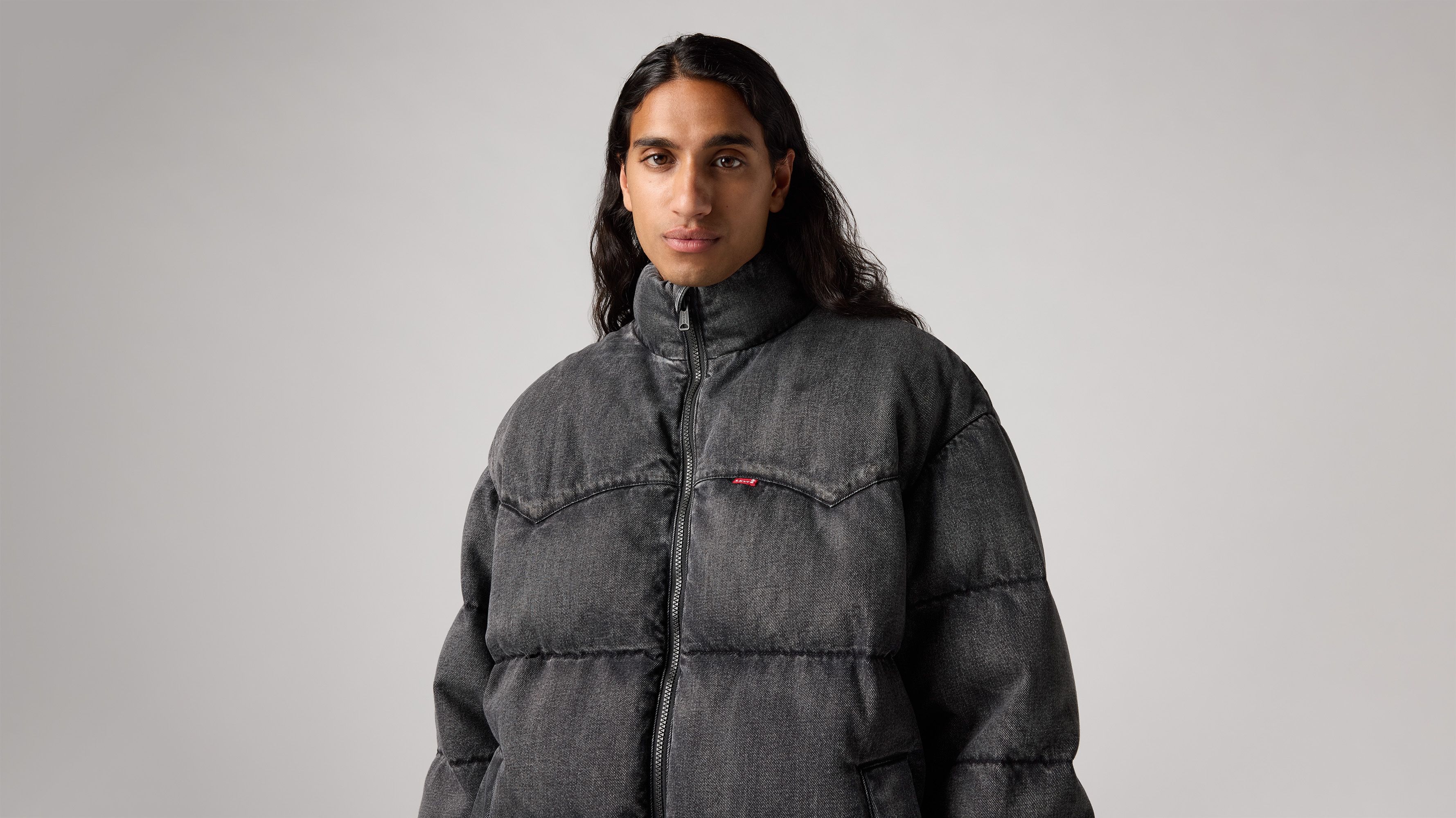 ジャケット・アウター Levi's SUPER PUFFER JACKET Super Puffer Jacket - Medium Wash | Levi's® US