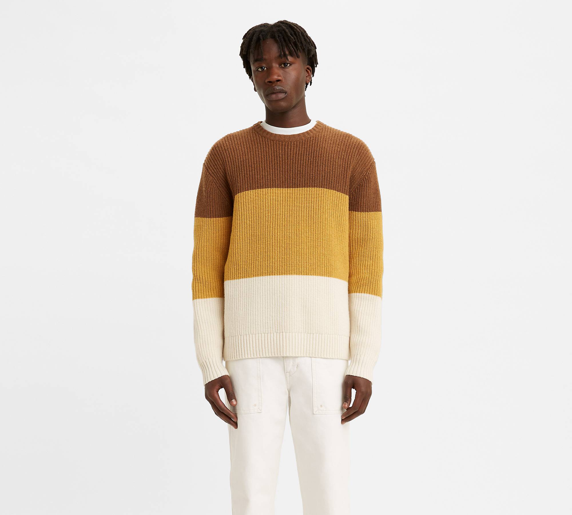 Stay Loose Crewneck Sweater - Yellow | Levi's® US