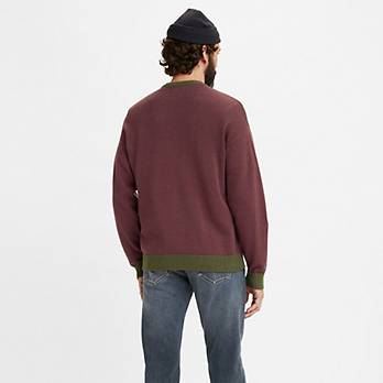 Microstripe Crewneck Sweater 2