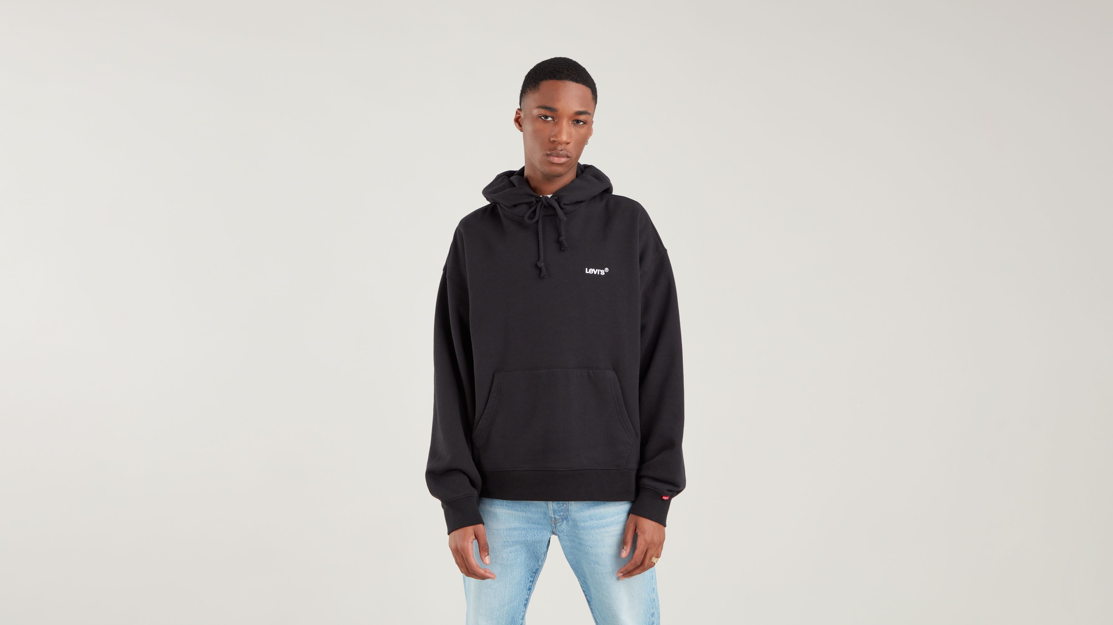 Levis black outlet hoodie