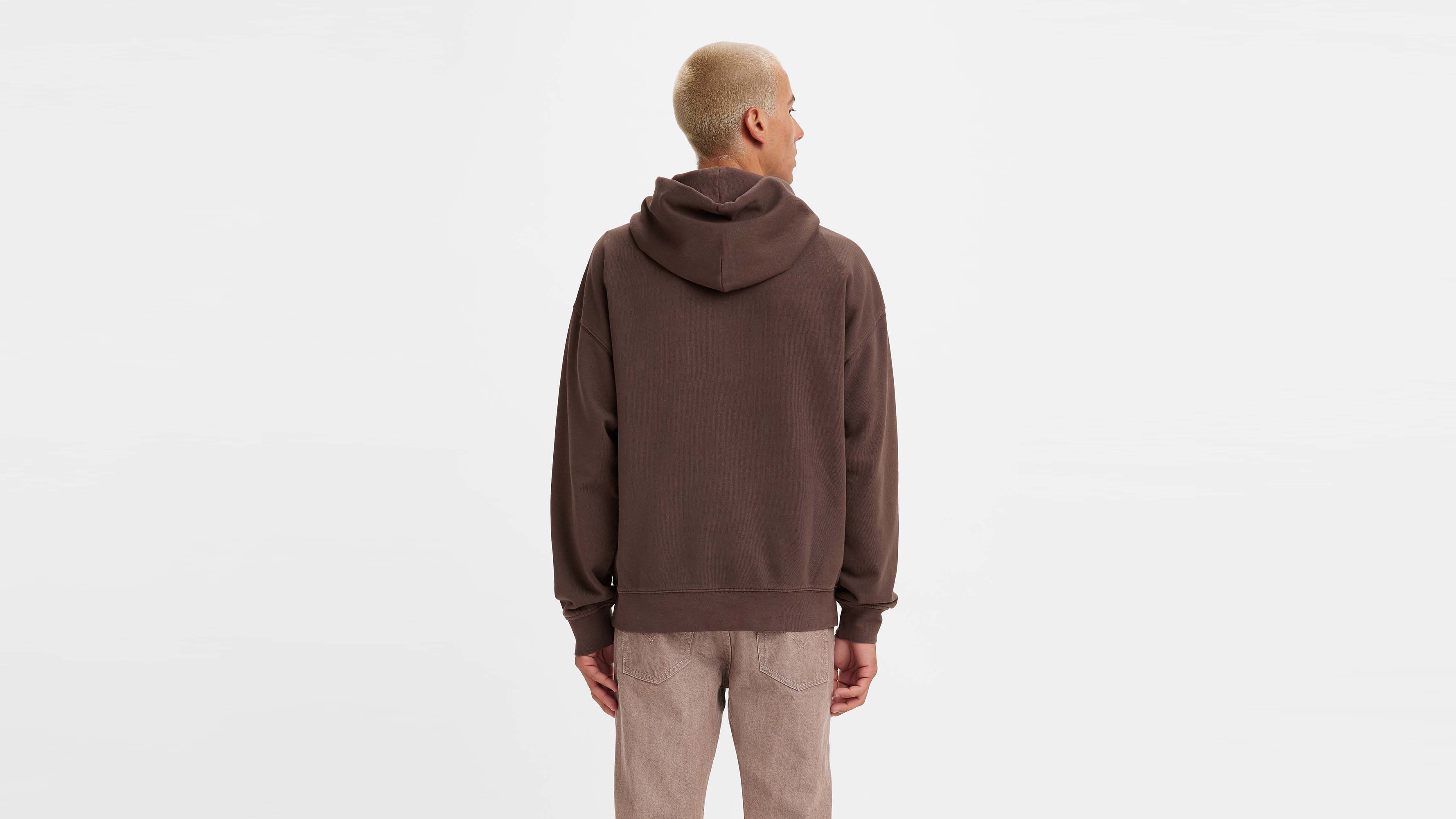 Men's set hoodie + pants - light brown Z24