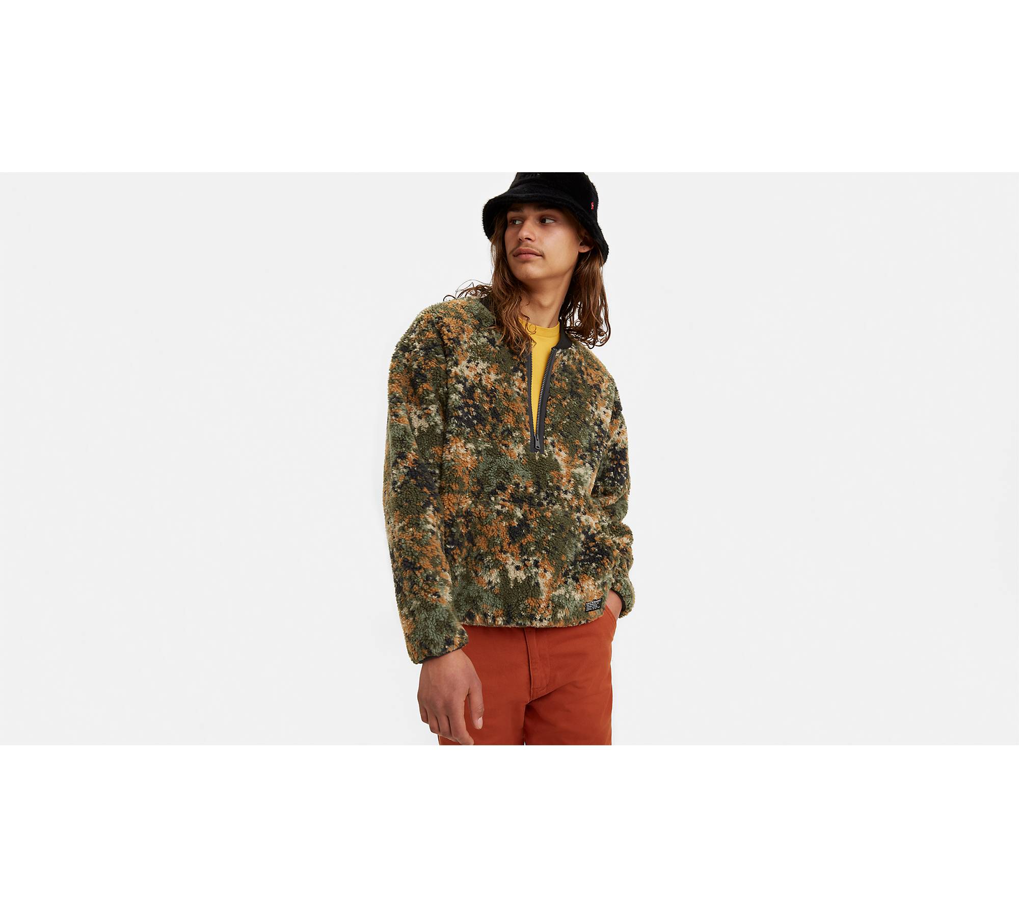 Cropped zip-up hoodie with print - Sweatshirts and hoodies - BSK Teen