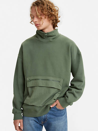 Cargo Utility Mockneck Sweatshirt - Green | Levi's® US