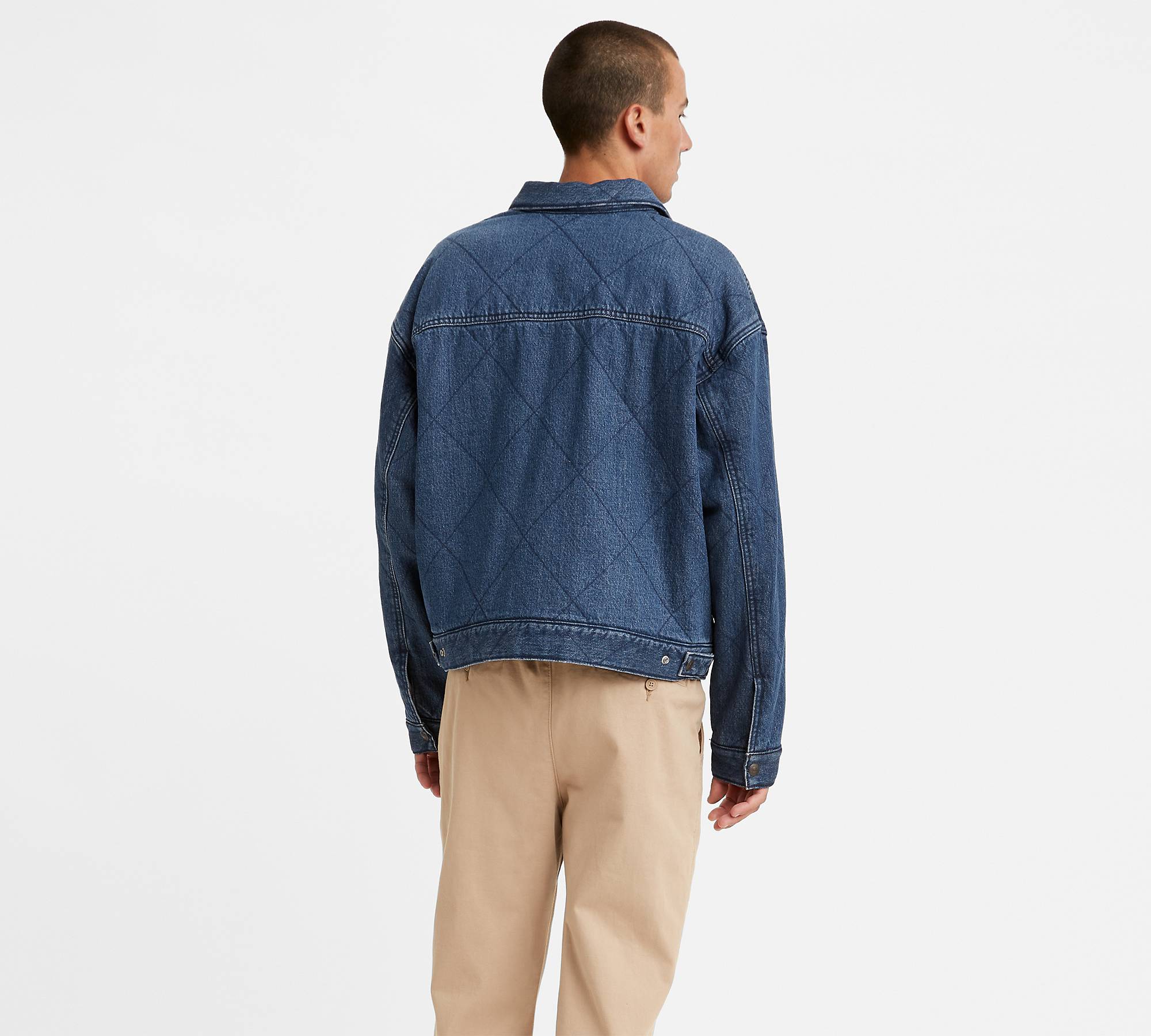 Stay Loose Quilted Type Ii Trucker Jacket - Medium Wash | Levi's® US