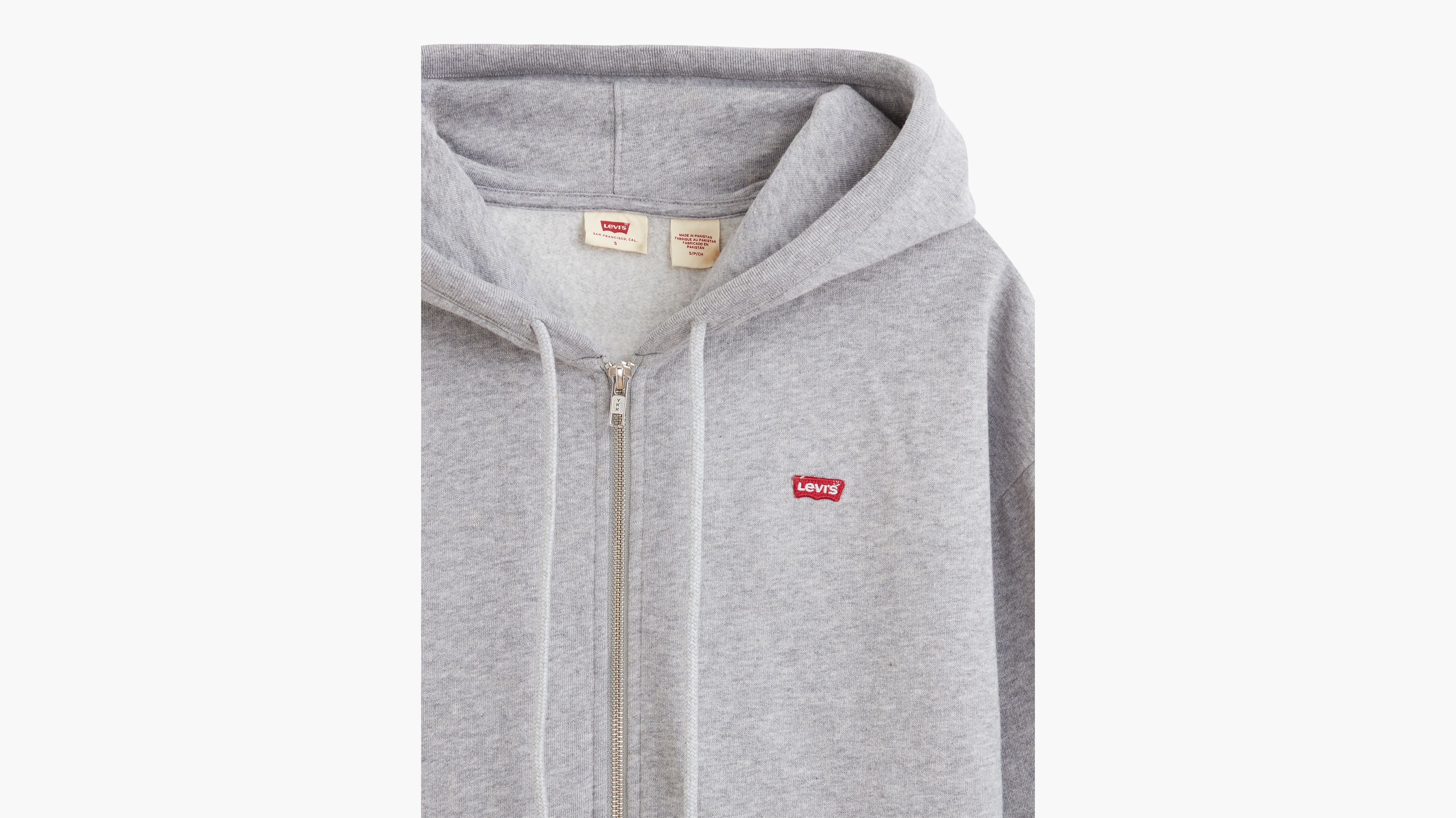 FULL TILT Butterfly Womens Zip-Up Hoodie - LIGHT GRAY