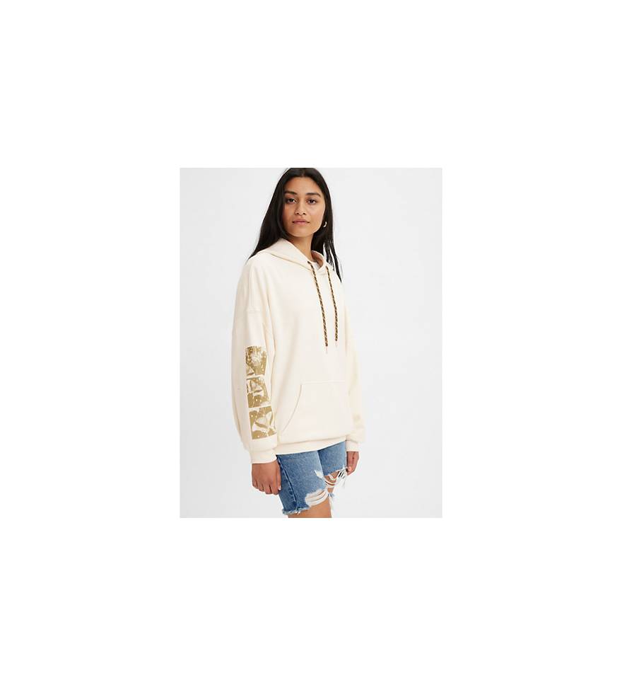 Oron Graphic Hoodie Sweatshirt - White | Levi's® US