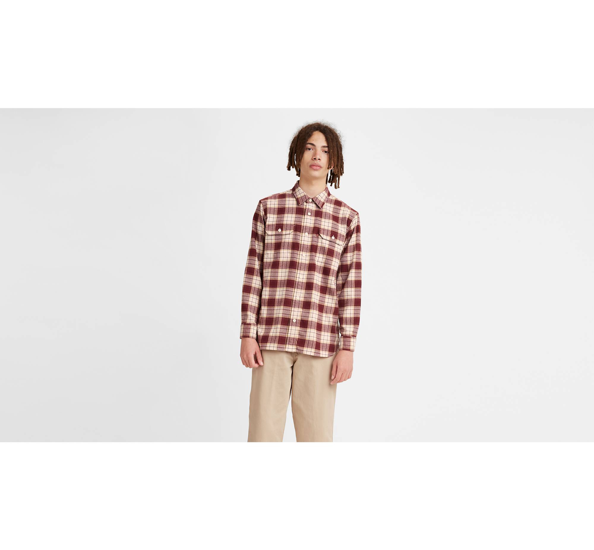 Classic Worker Overshirt (big) - Red | Levi's® US