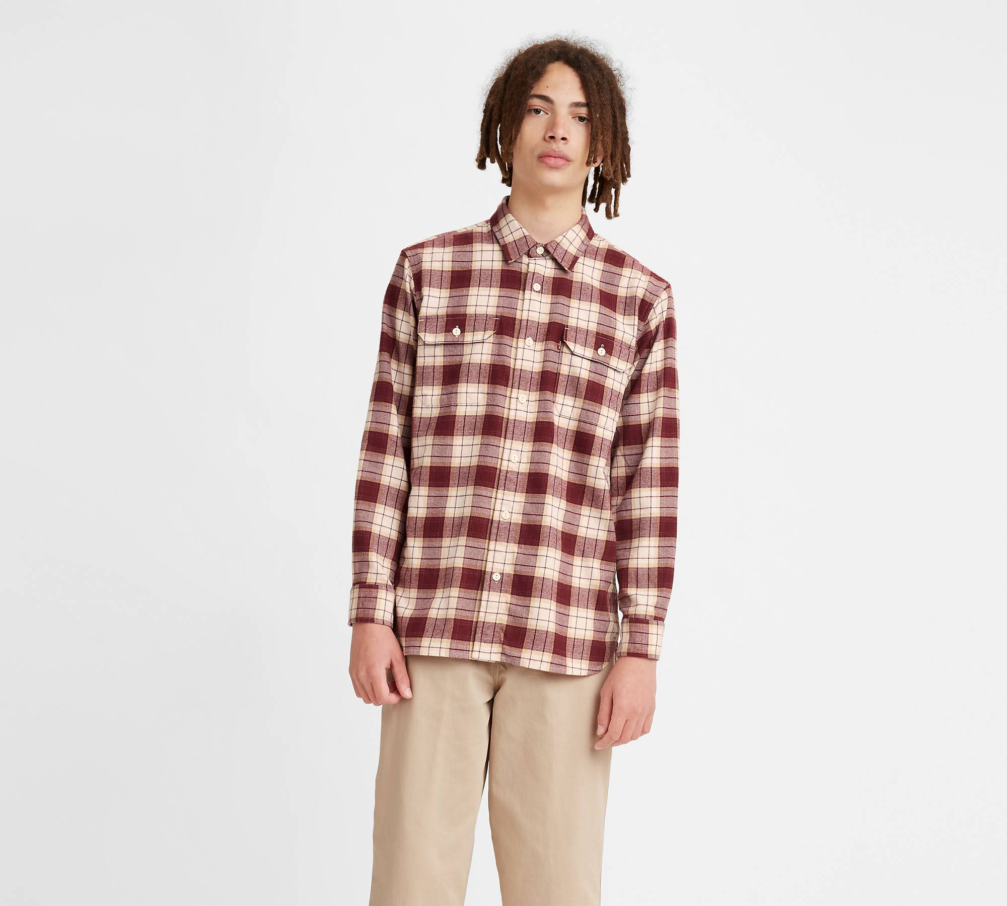 Classic Worker Overshirt (big) - Red | Levi's® US