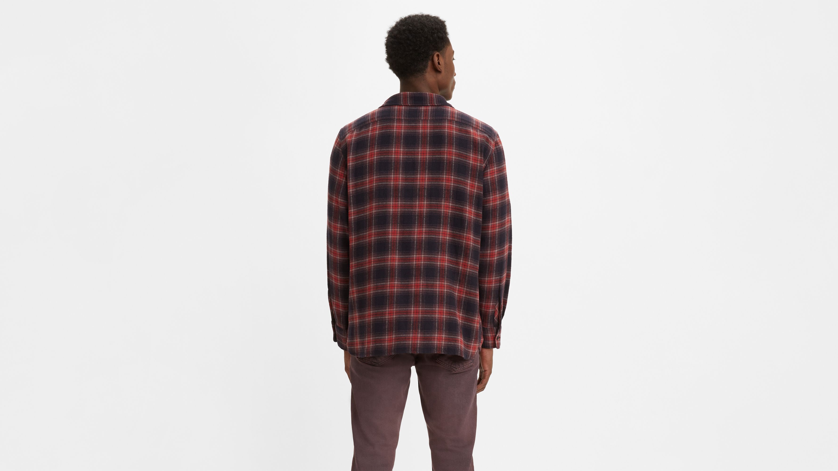 Classic Worker Flannel Overshirt (Tall) 2
