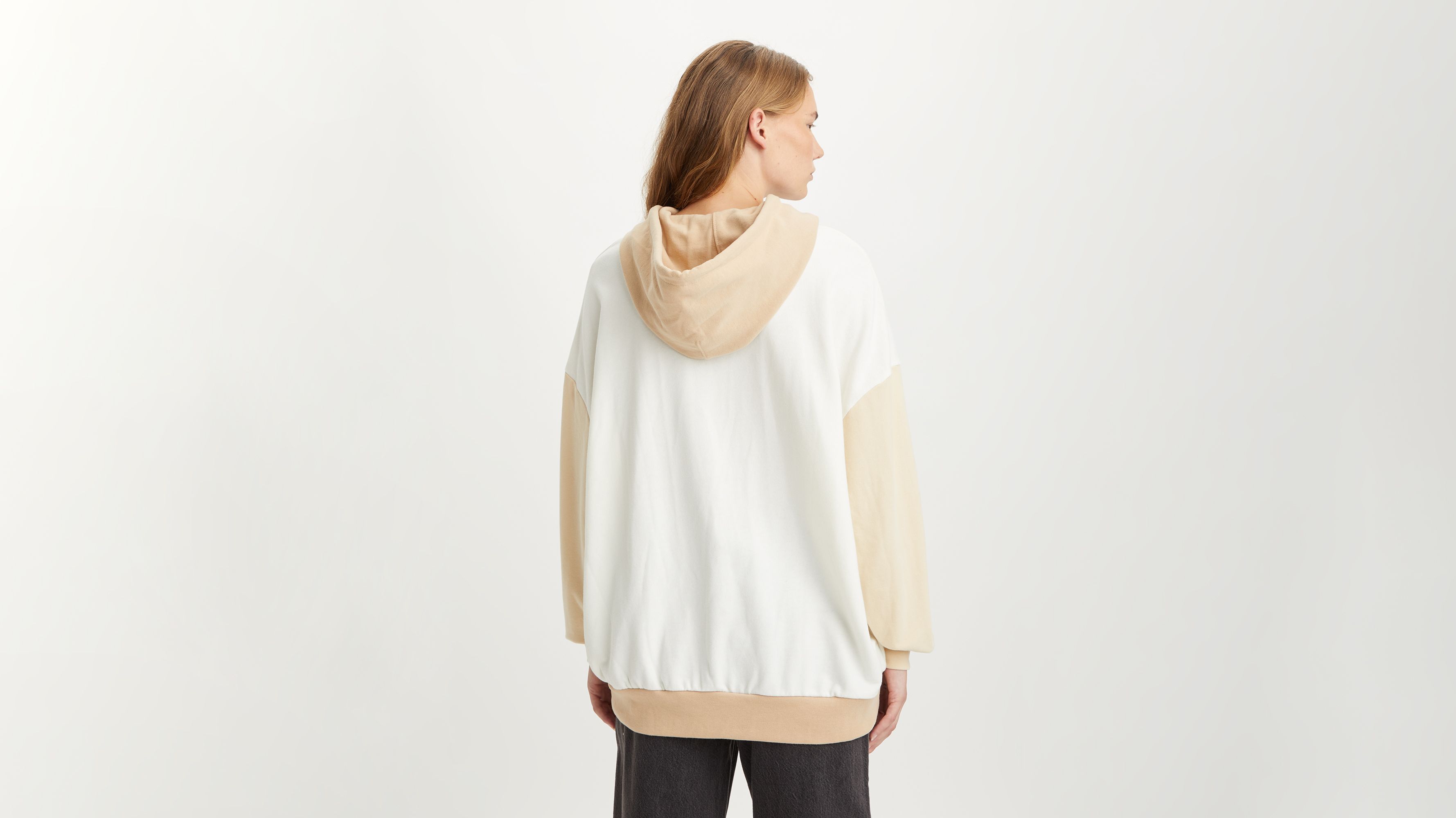 felpa levi's cappuccio donna