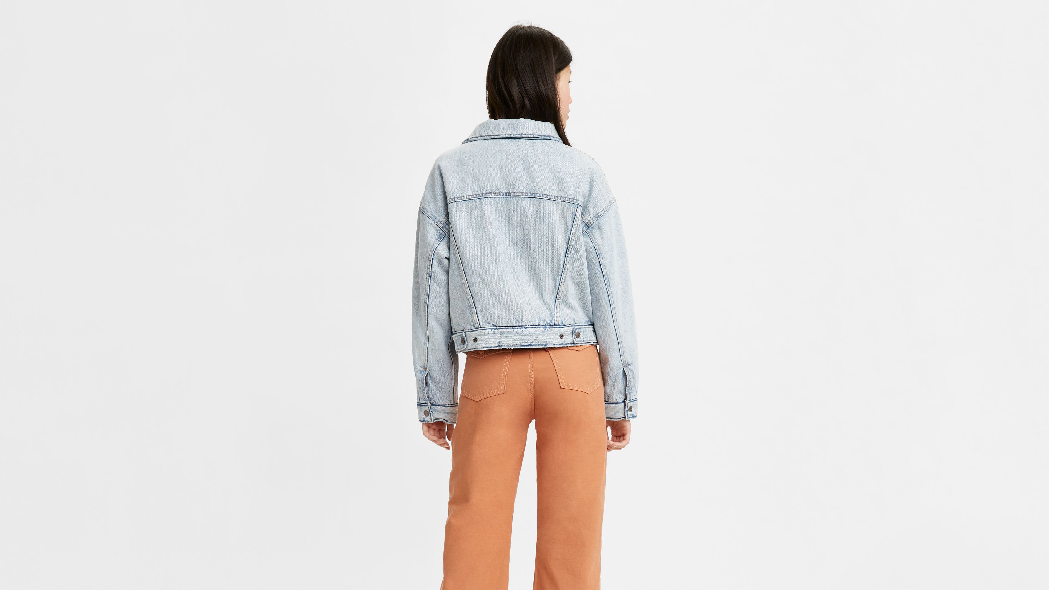 Levi's padded cheap denim jacket