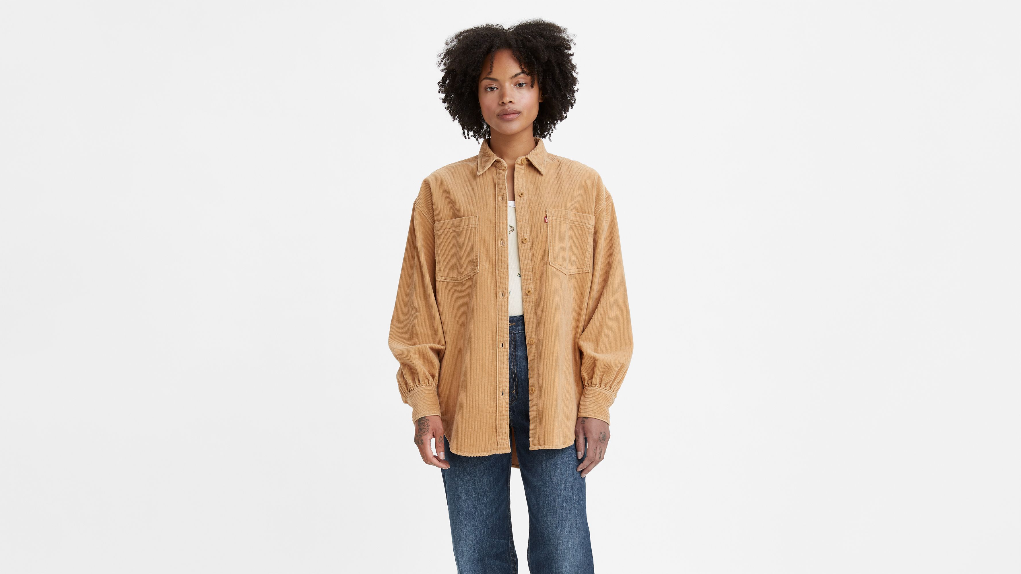 Corduroy Remi Utility Shirt - Brown | Levi's® US