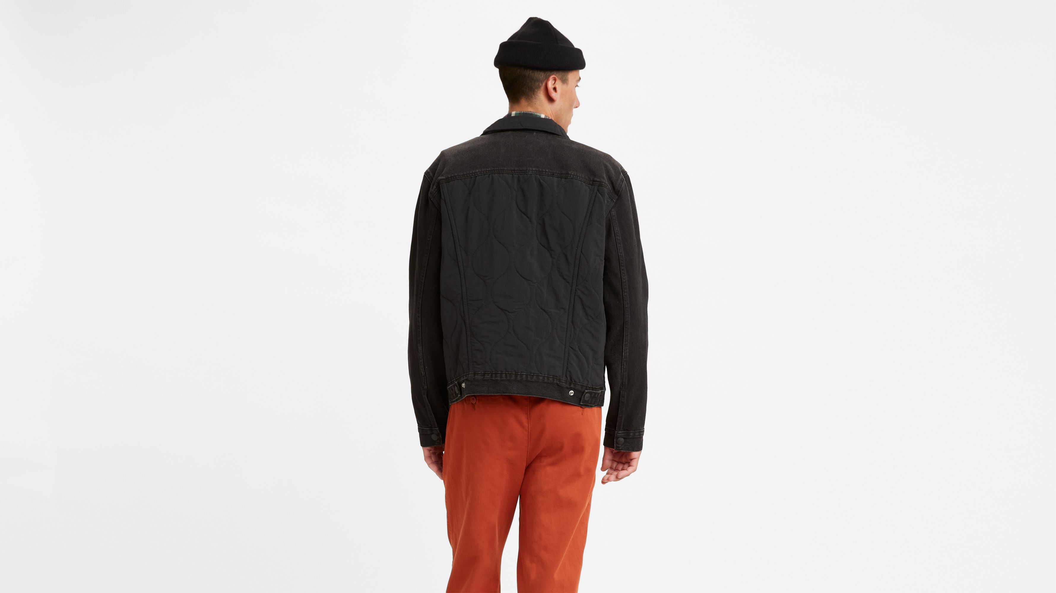 Hybrid Quilted Type Iii Trucker Jacket - Black | Levi's® US