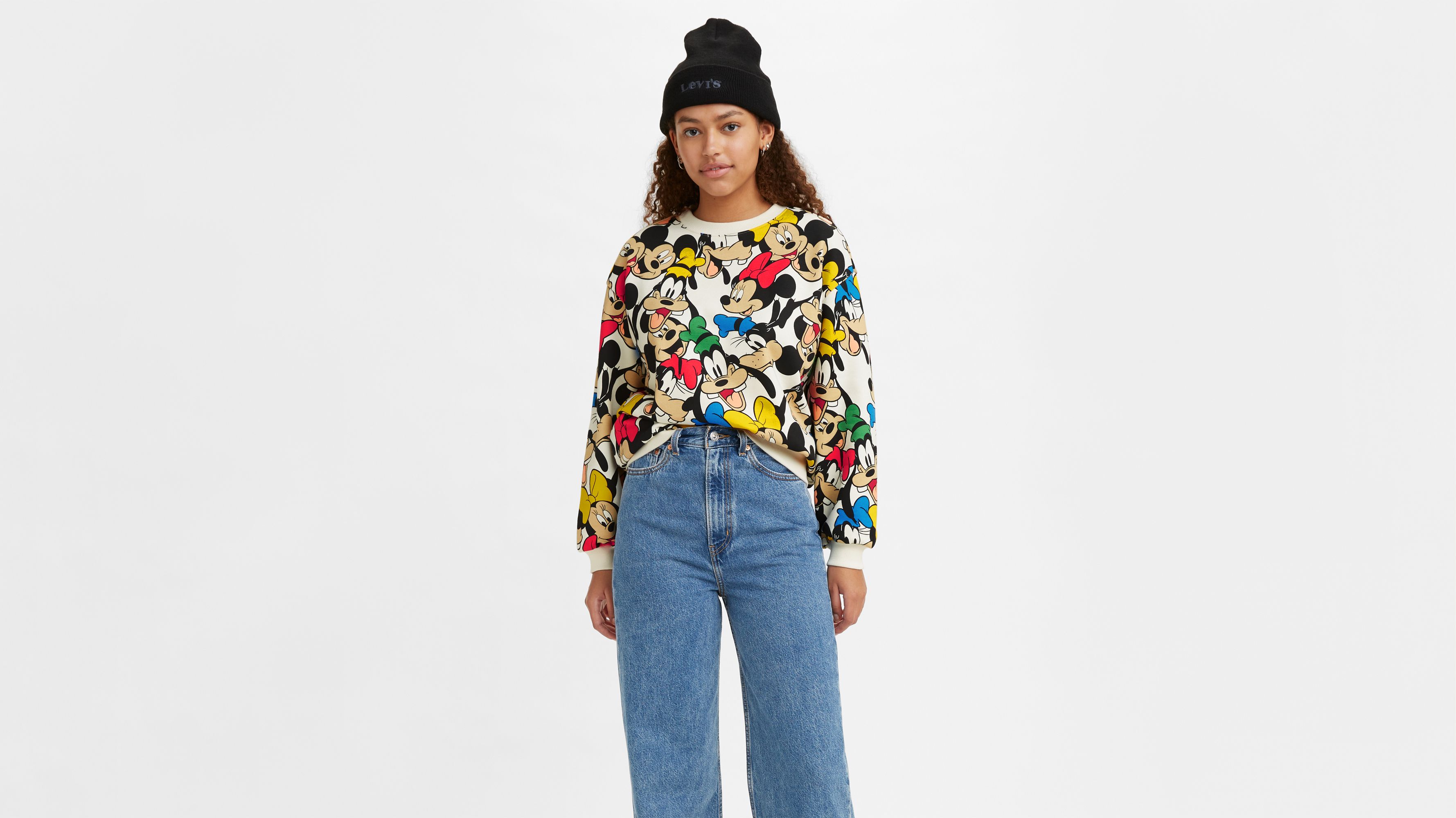 levi's sweatshirt mickey mouse