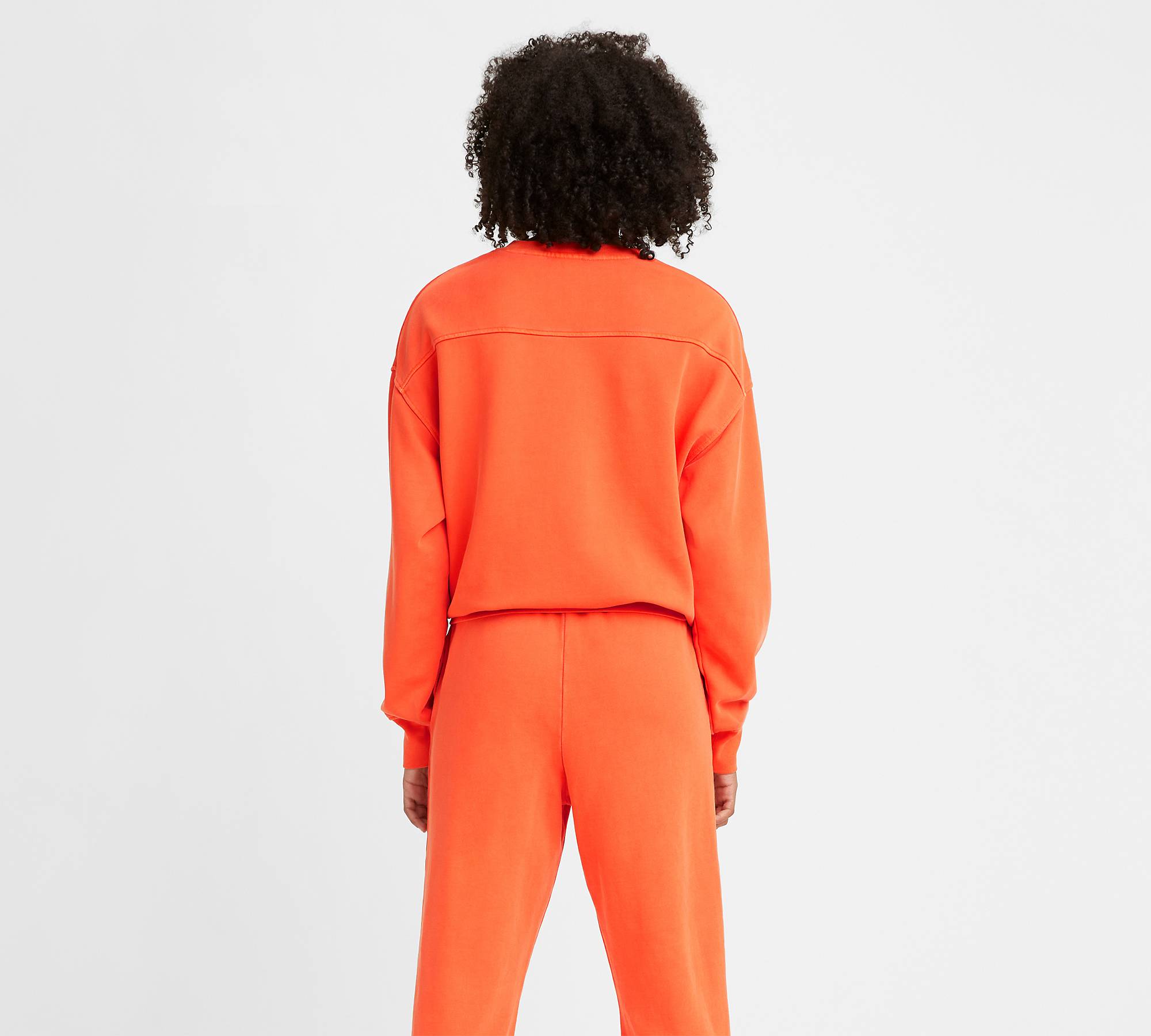 Wfh Women's Crewneck Sweatshirt - Orange | Levi's® CA