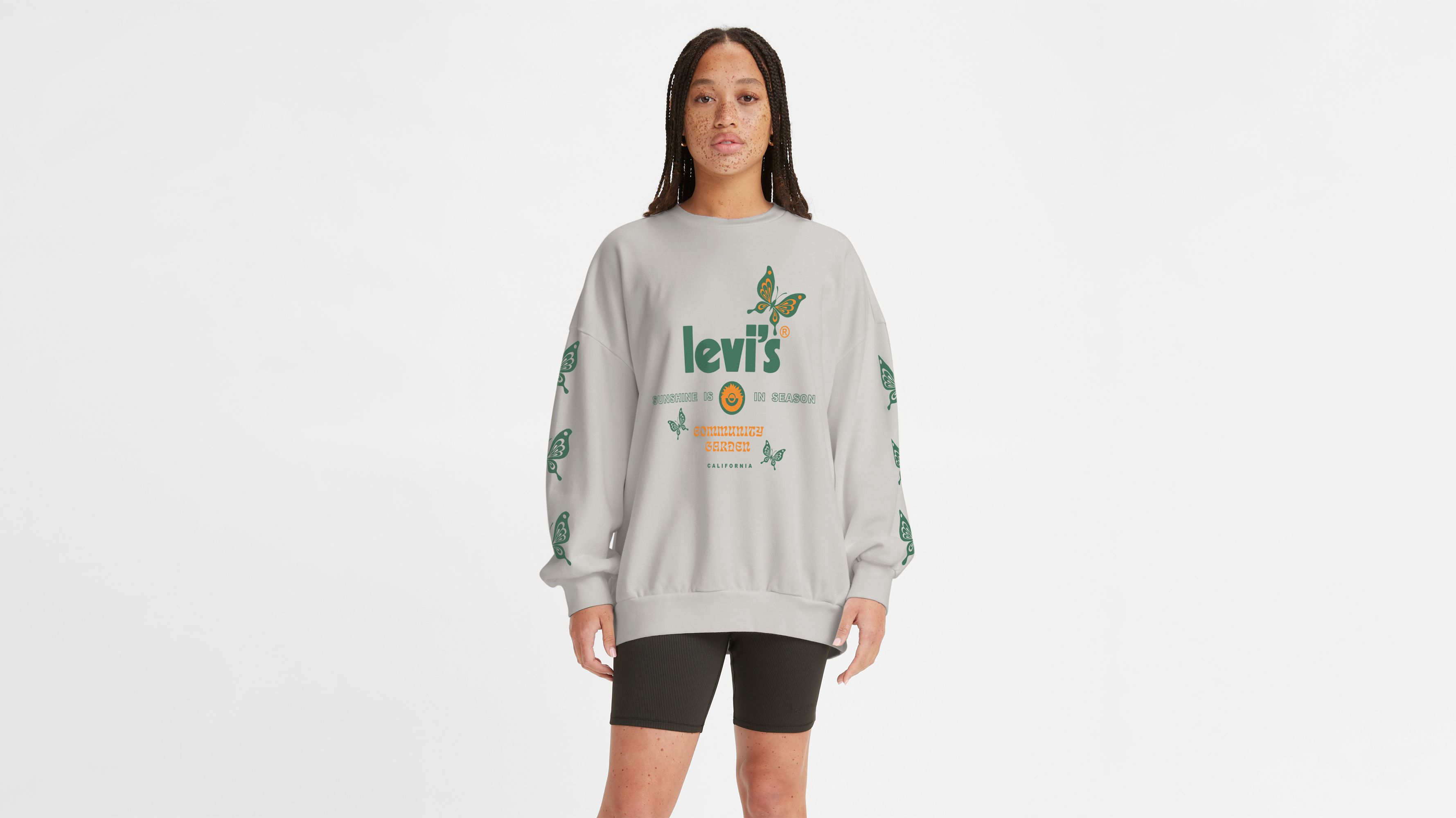 新品未使用Golfickers Sweat Forest Ash L nuttyclothing / Usual Crewneck Sweat Forest Gr