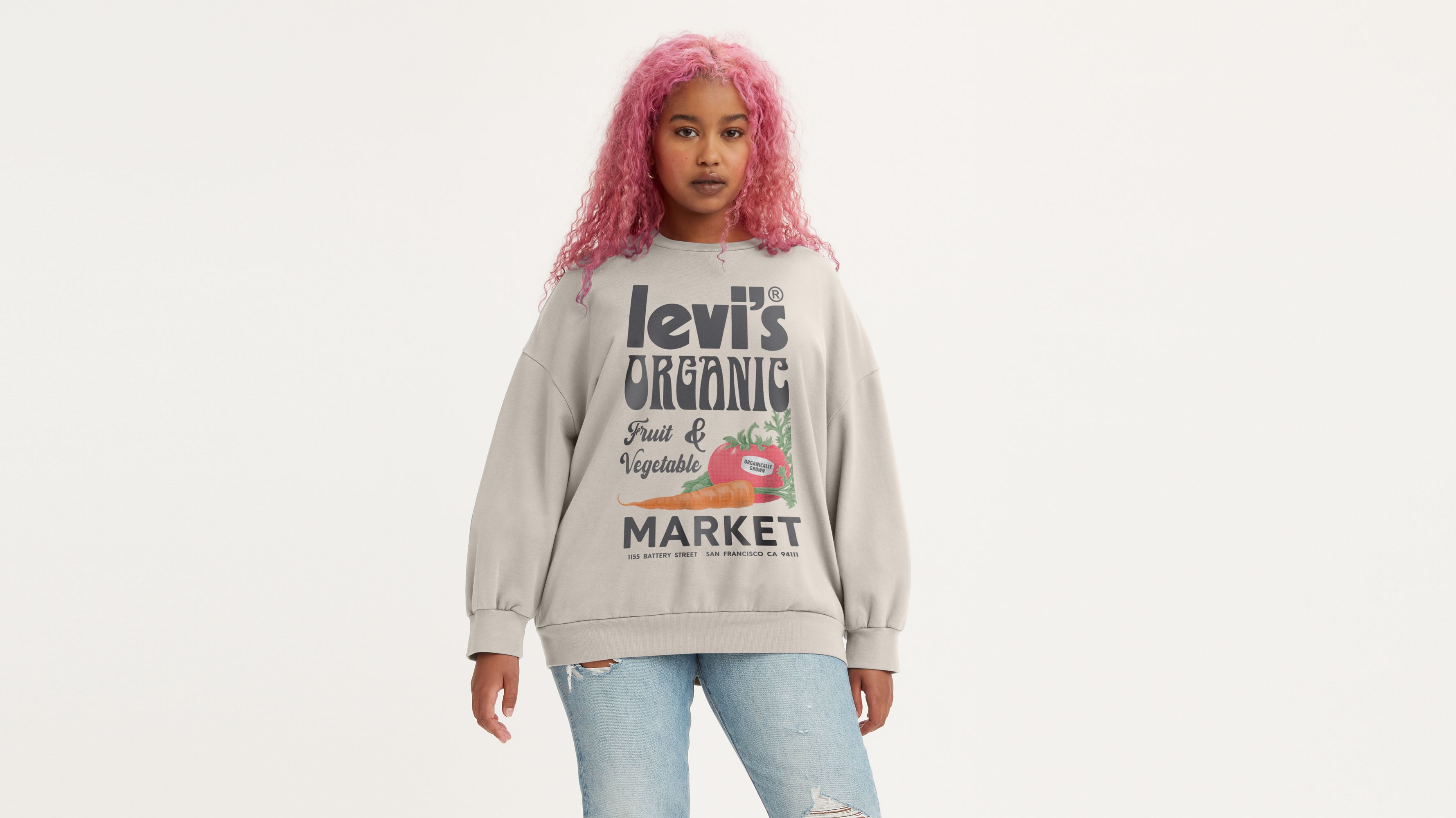 Graphic Prism Crewneck Sweatshirt 1