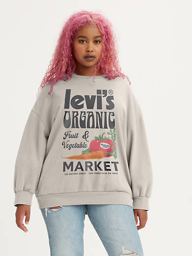 Graphic Prism Crewneck Sweatshirt - Grey | Levi's® US