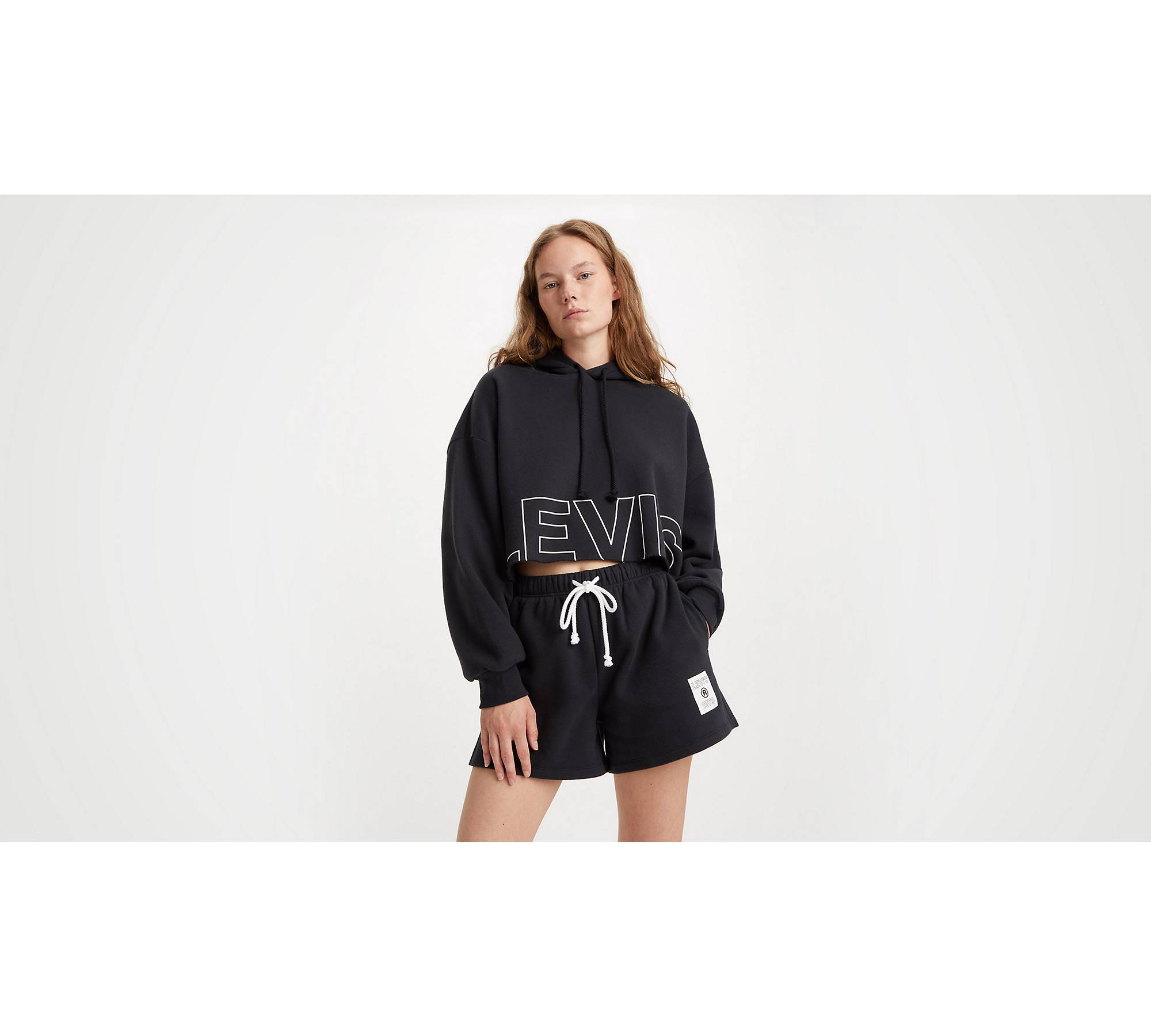 Levi's Women's Sweatshirts Overhead Sports Logo Hoodies Various Sizes