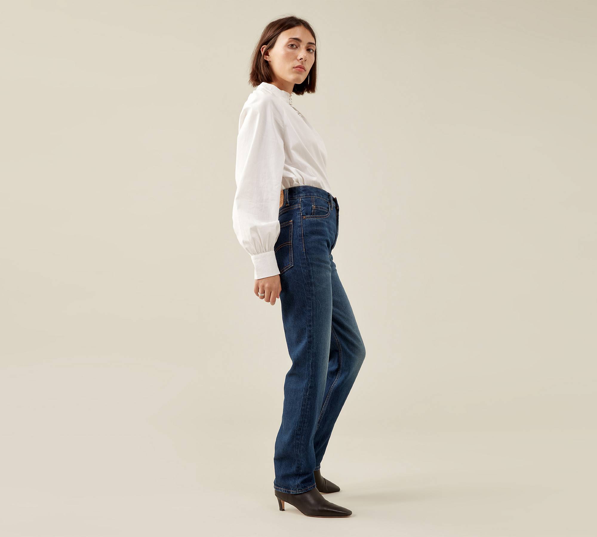 70's High Slim Straight Jeans - Blue | Levi's® ES