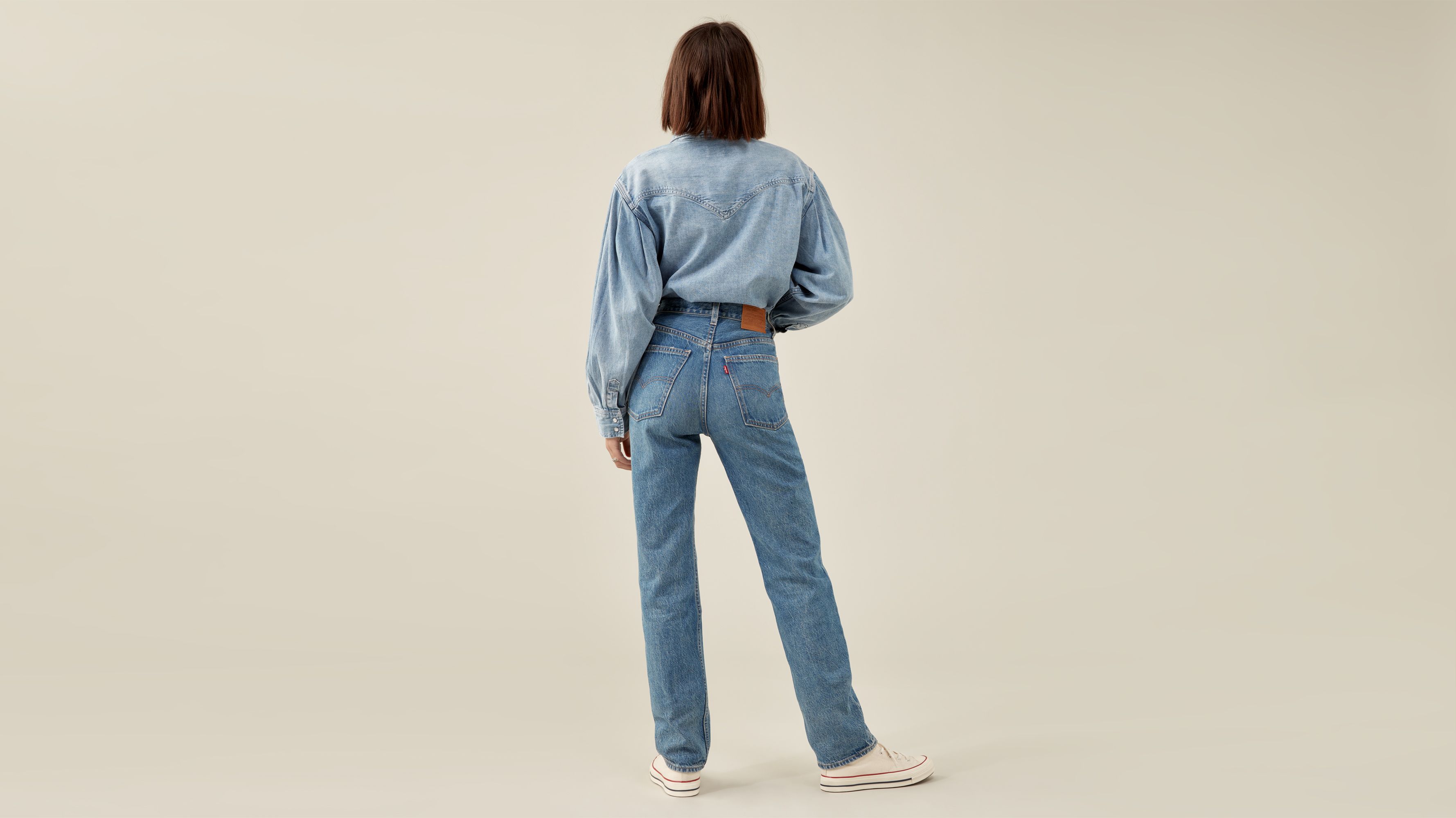 70's High Rise Slim Straight Women's Jeans 3