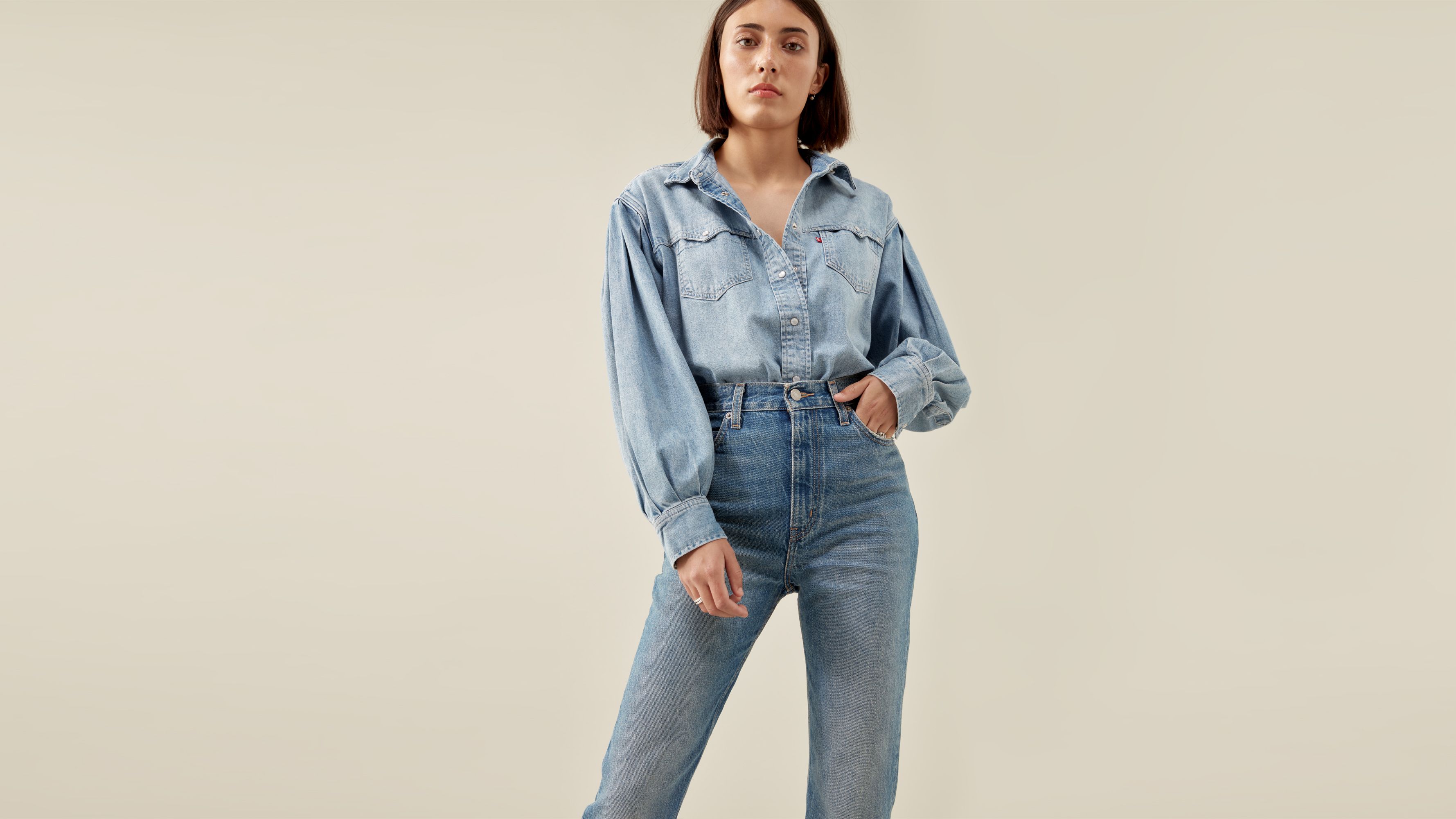 70's High Rise Slim Straight Women's Jeans 4