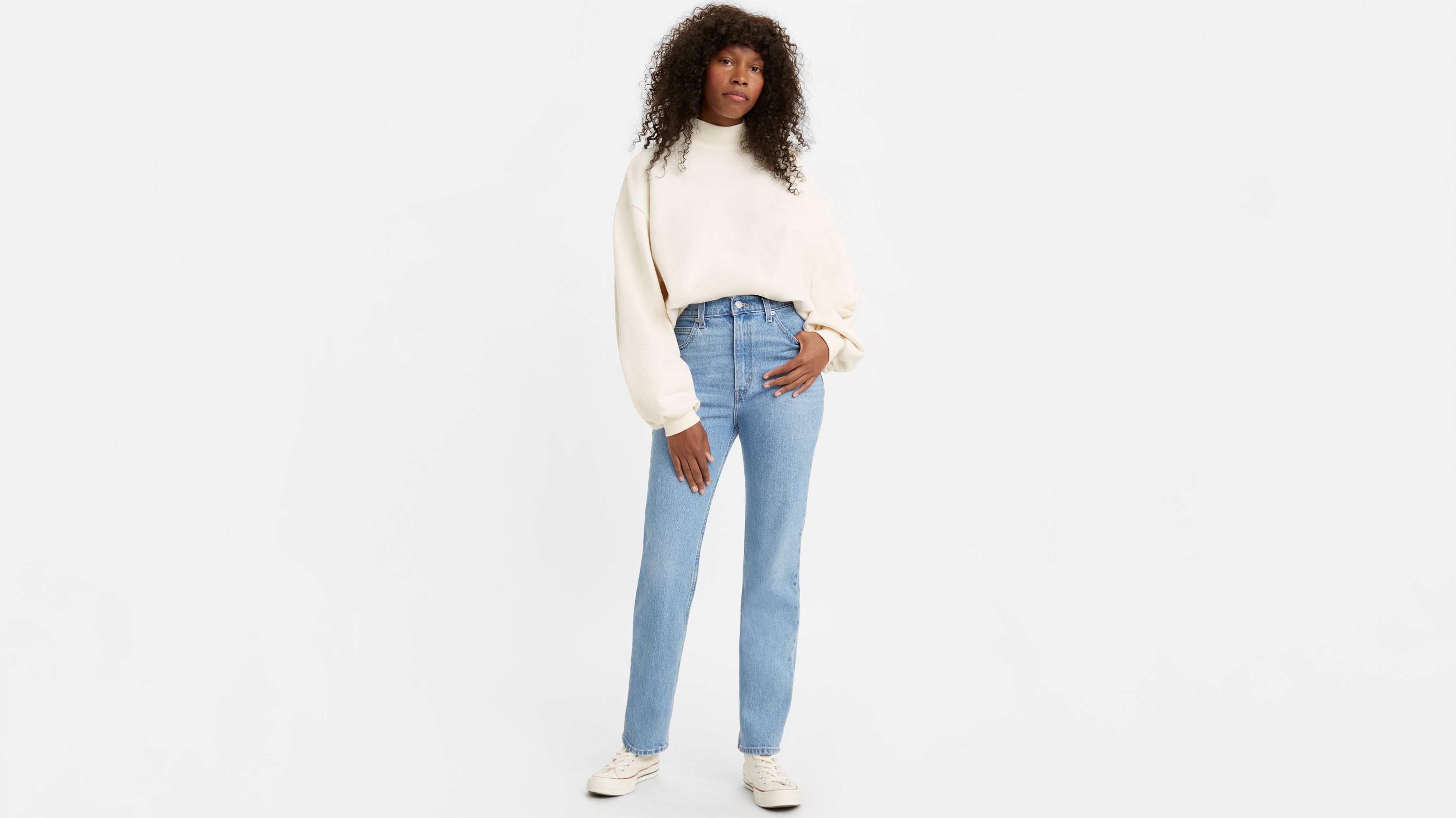 womens high waisted levis