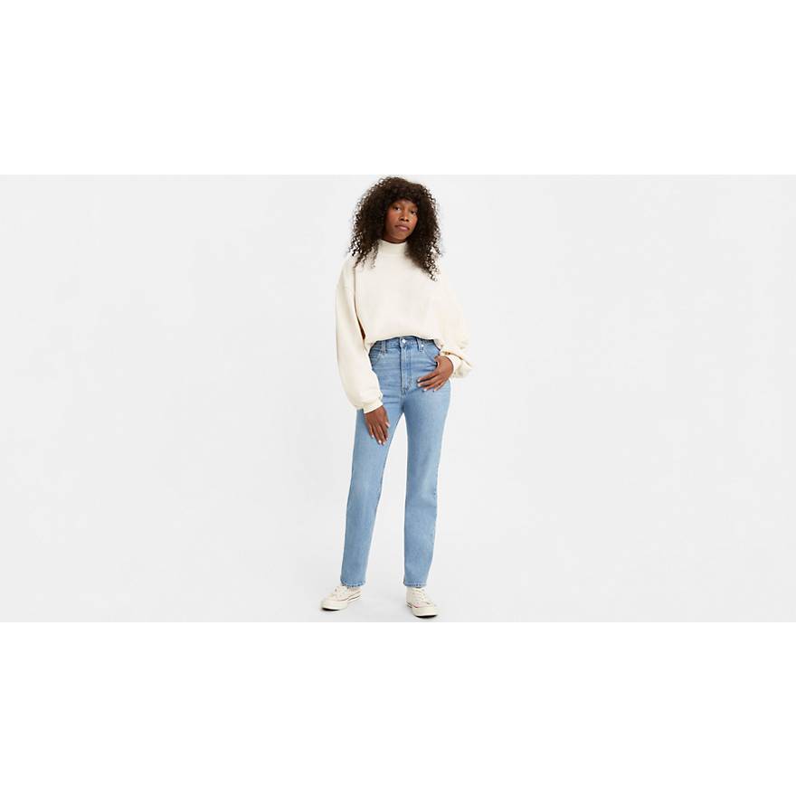 70's High Rise Slim Straight Women's Jeans 1