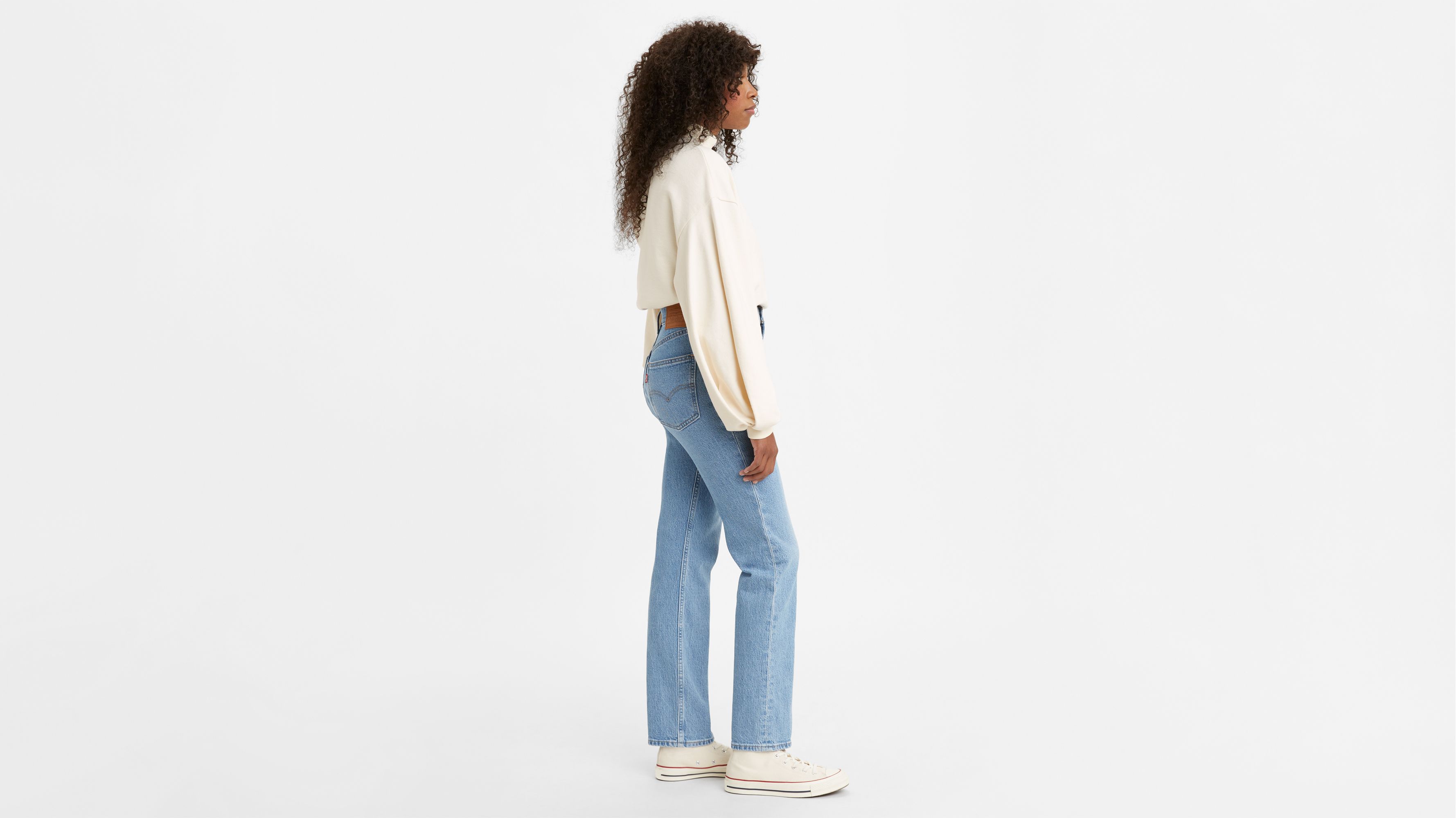 70's High Rise Slim Straight Women's Jeans - Light Wash | Levi's® US